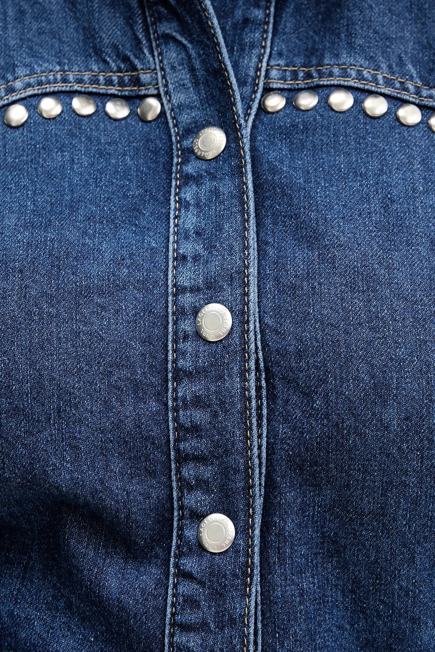 Джинсовое платье - фото 5