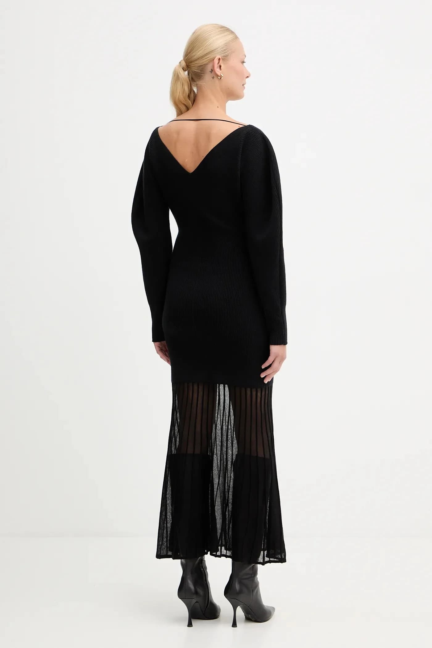 Платье из шерсти Фуленти - фото 3