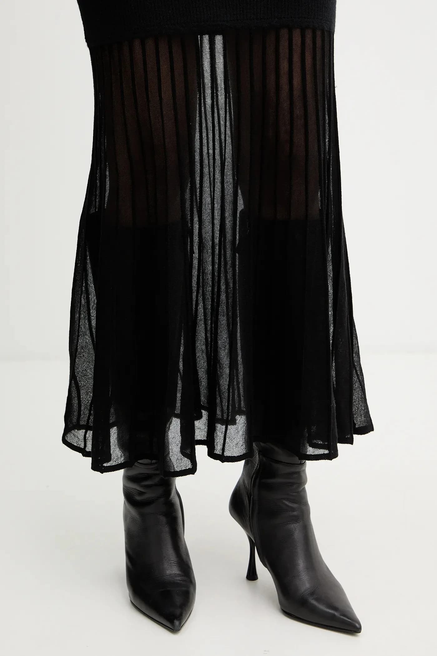 Платье из шерсти Фуленти - фото 5