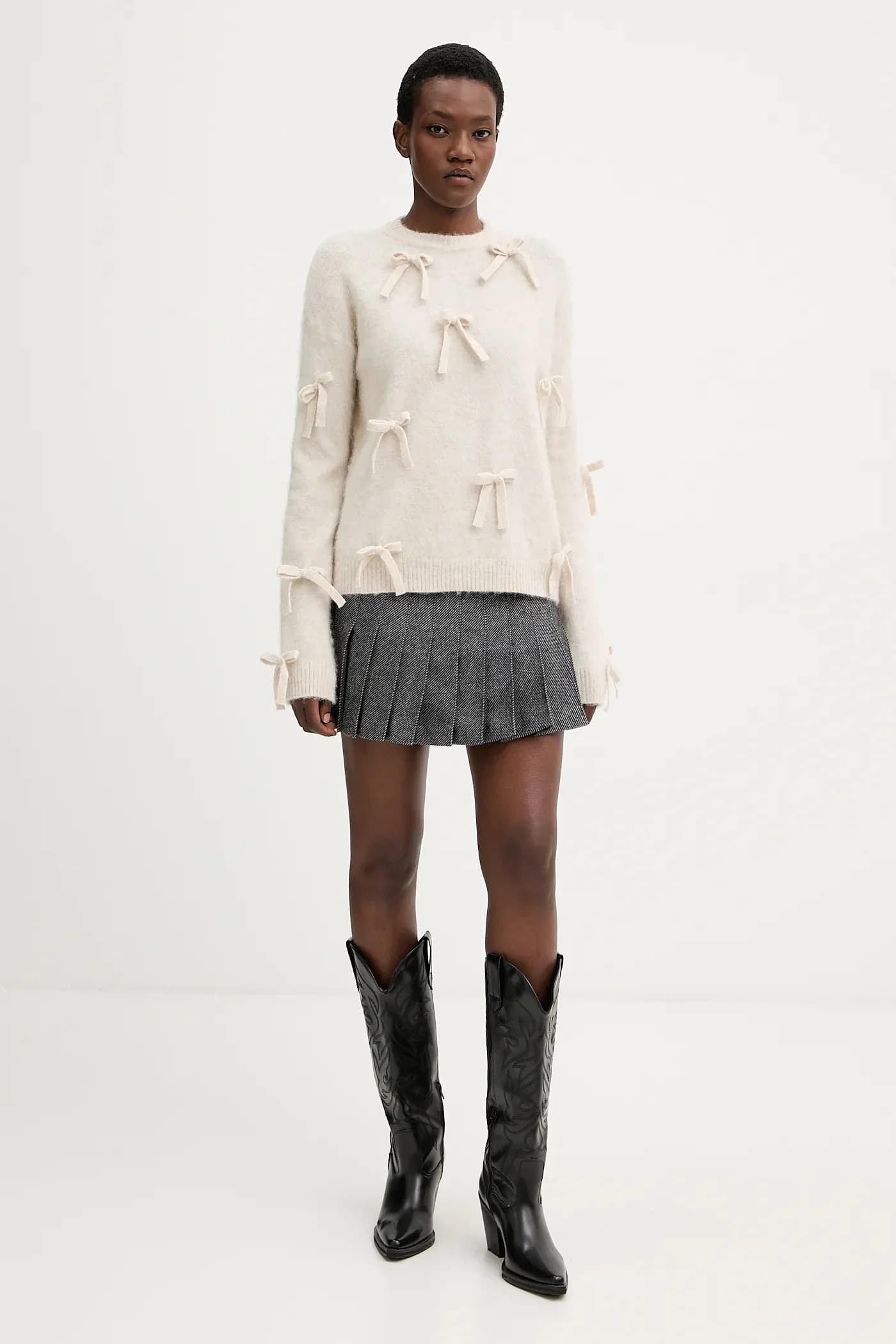 Свитер из смесовой шерсти - фото 2