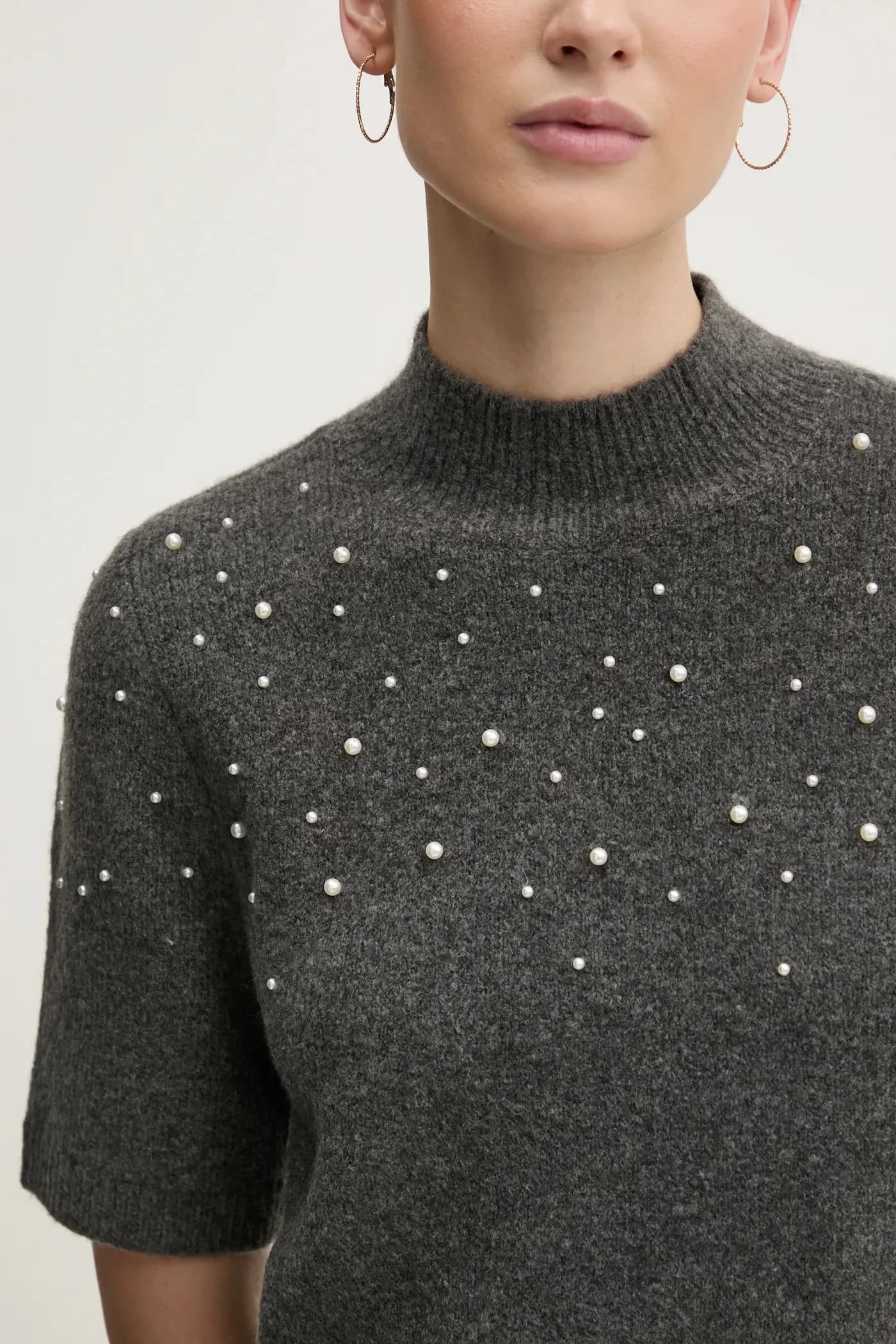 Свитер из смесовой шерсти - фото 5