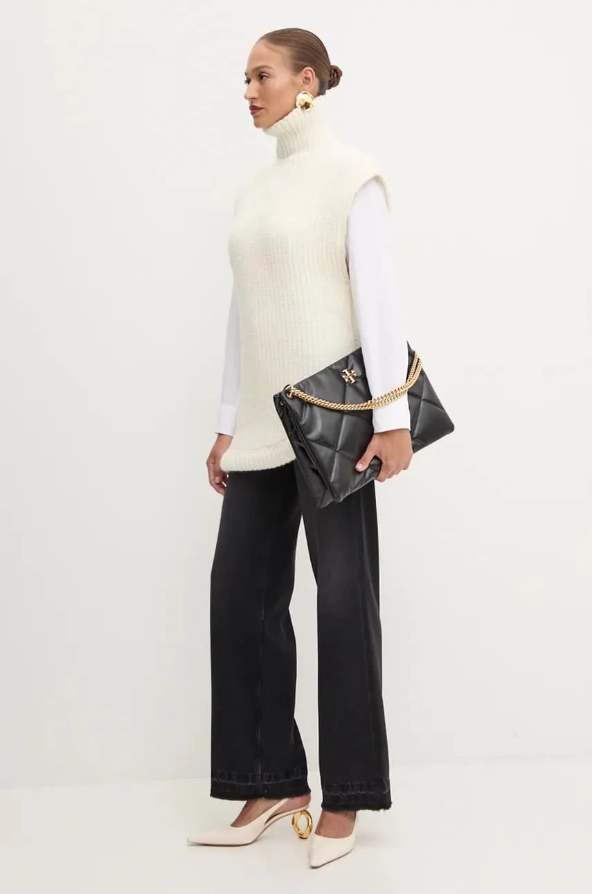 Жилет из смесовой шерсти - фото 2