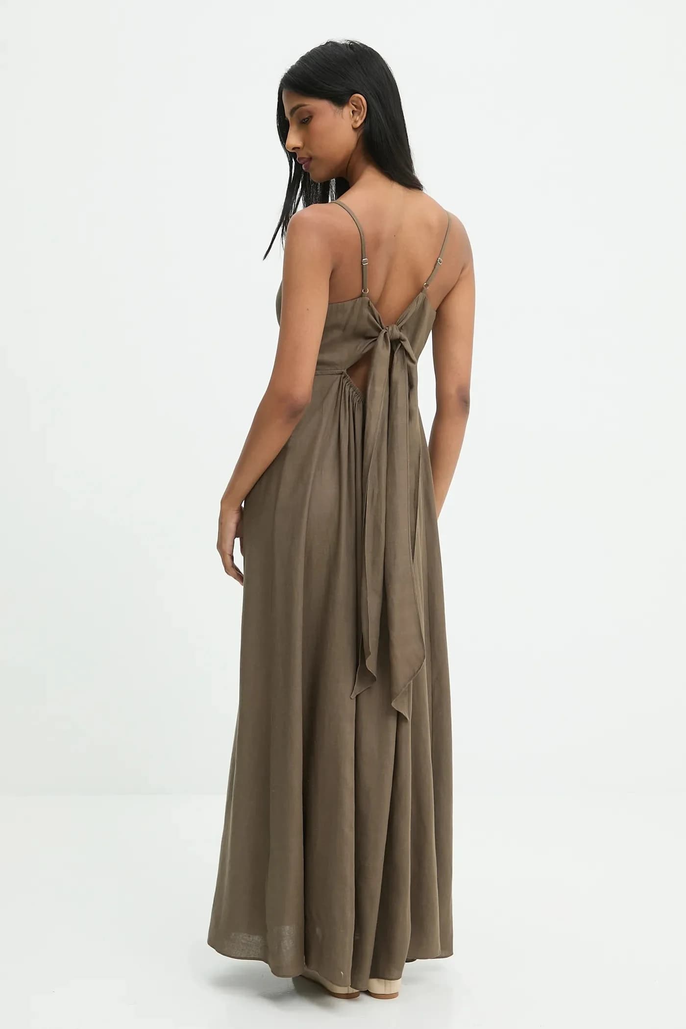 Льняное платье - фото 3