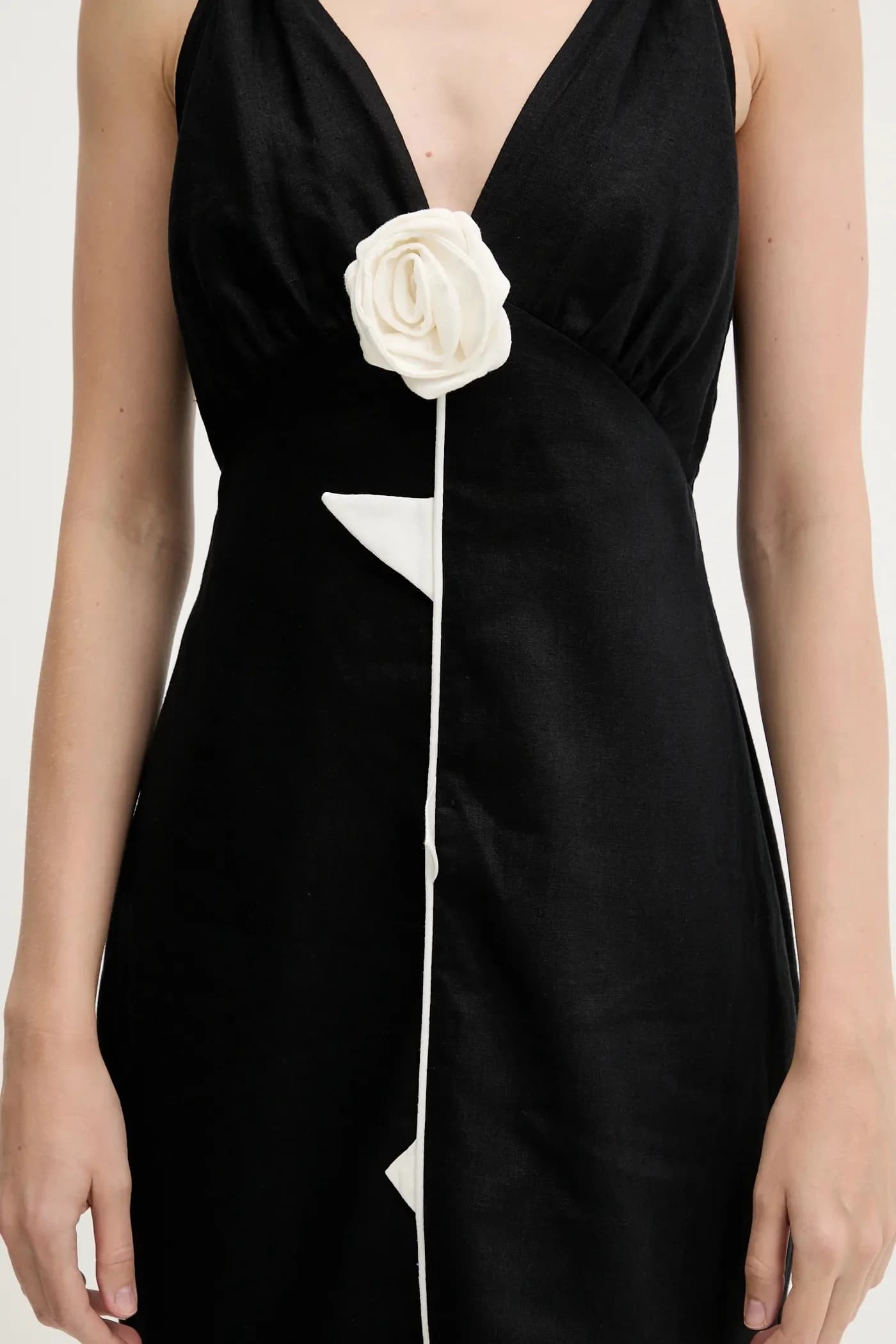 Льняное платье - фото 5