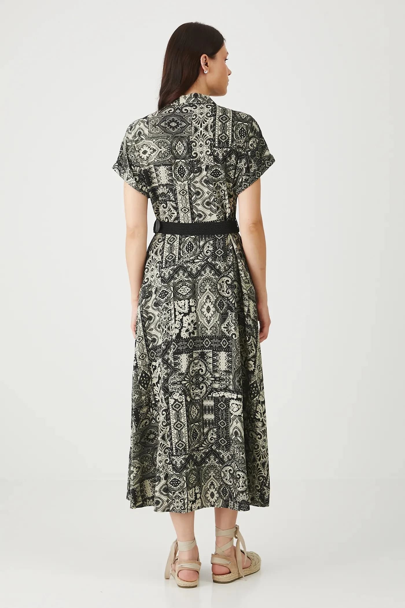 Платье из смесового льна - фото 2