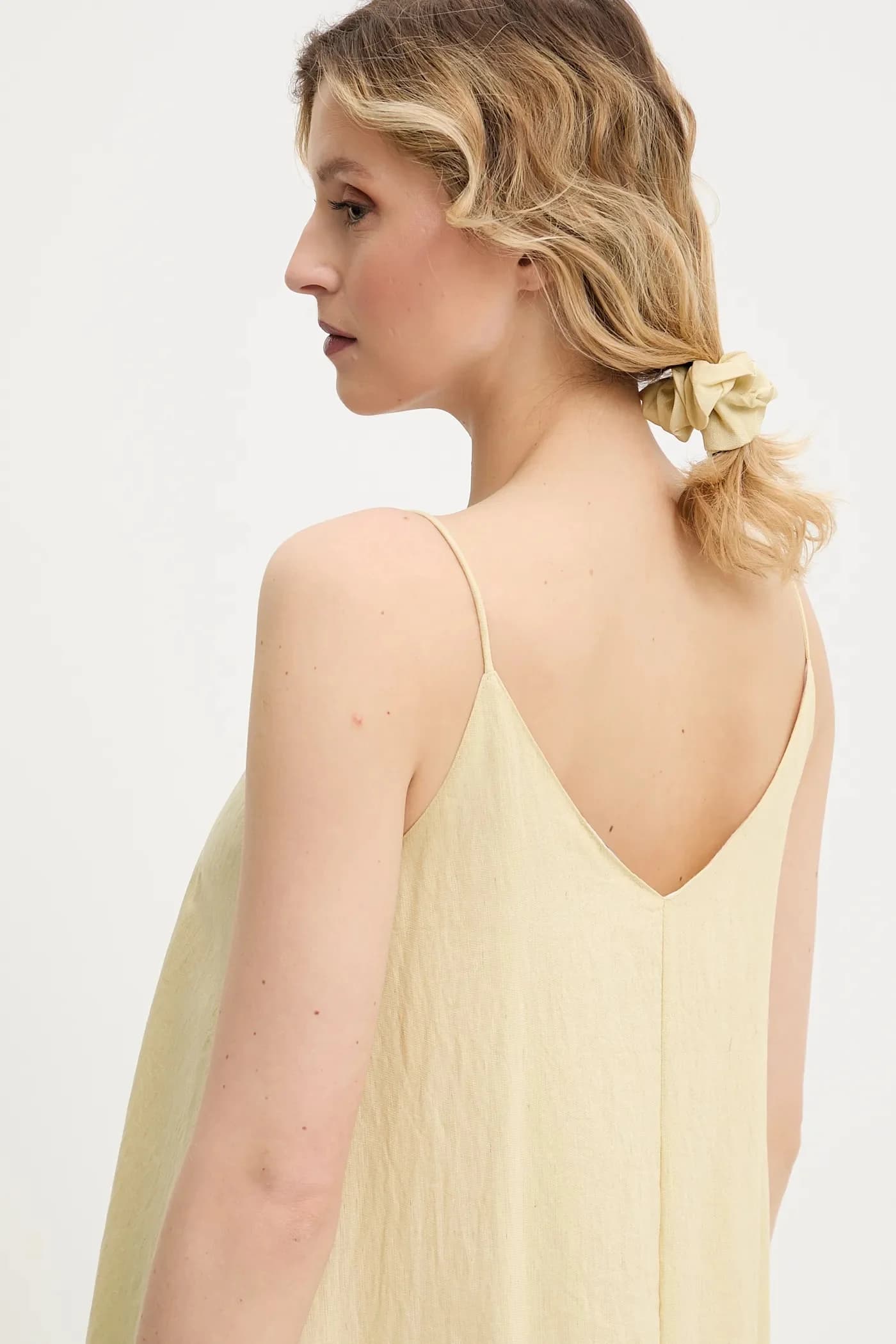 Льняное платье - фото 5