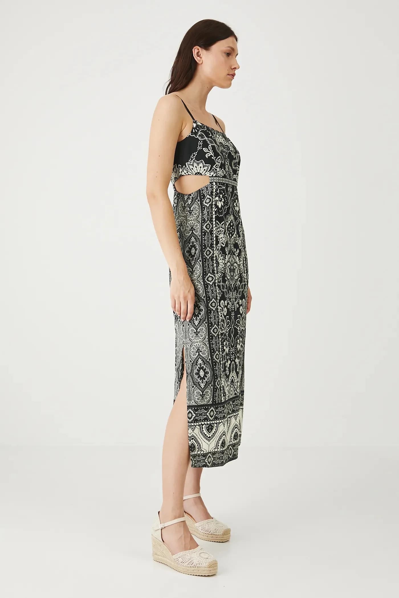 Платье из смесового льна - фото 5