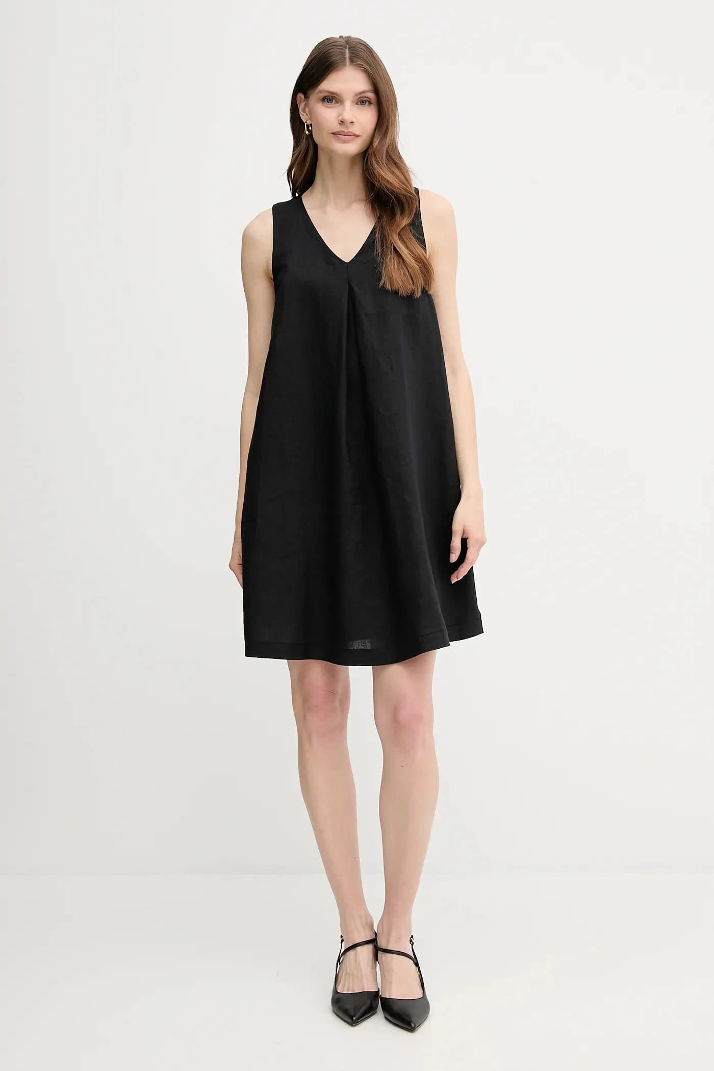 Льняное платье - фото 2