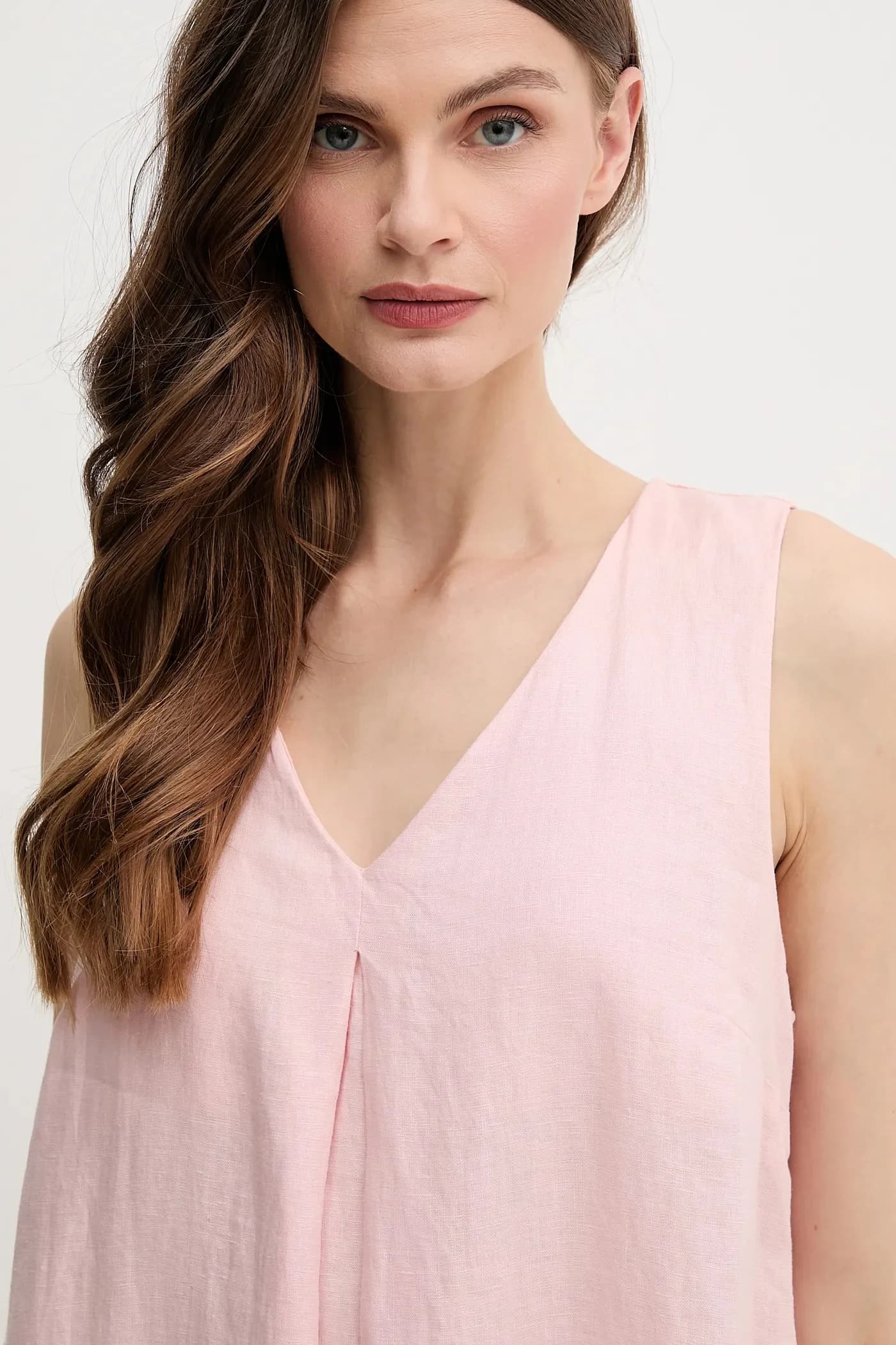 Льняное платье - фото 4