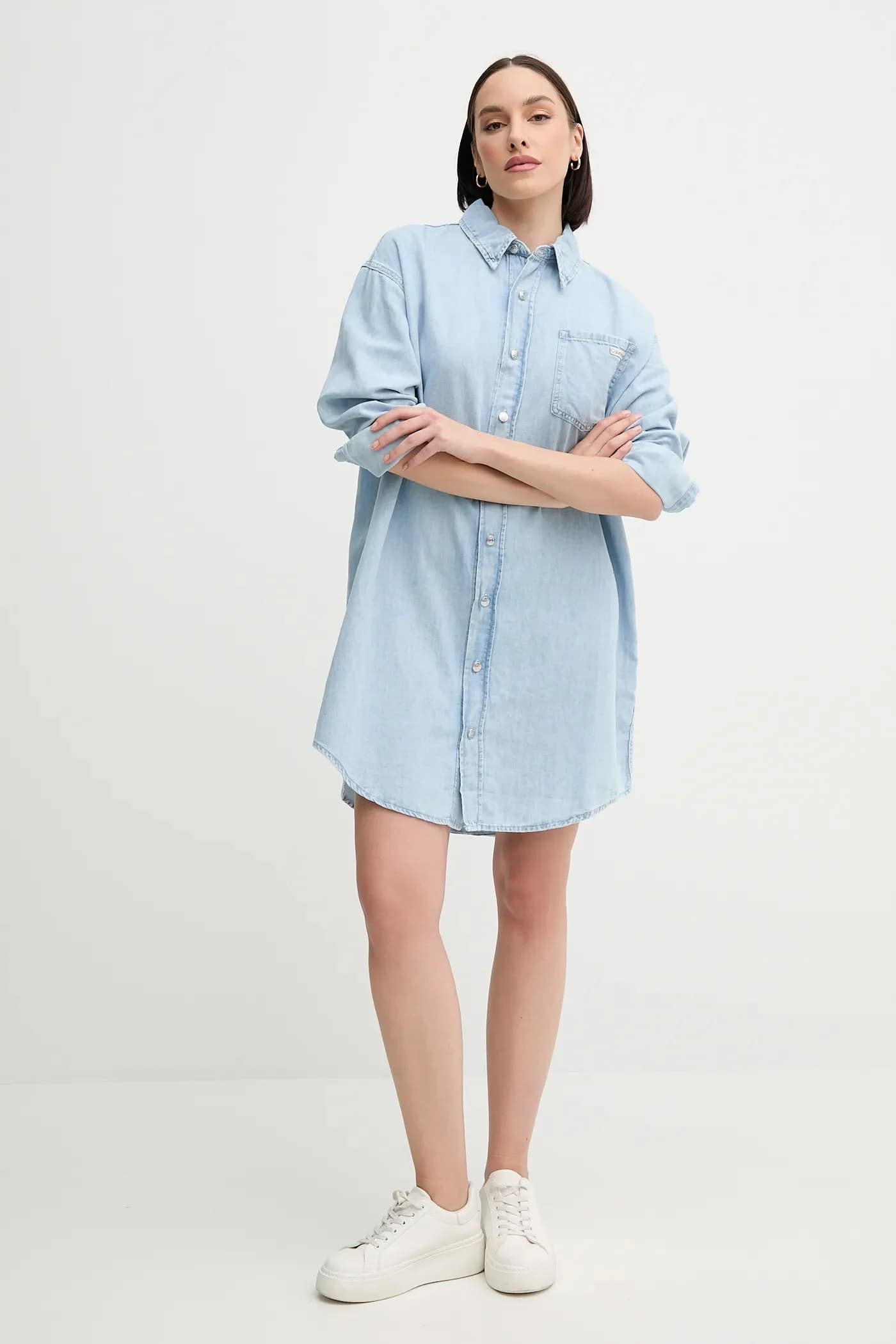 Платье из смесового льна - фото 2