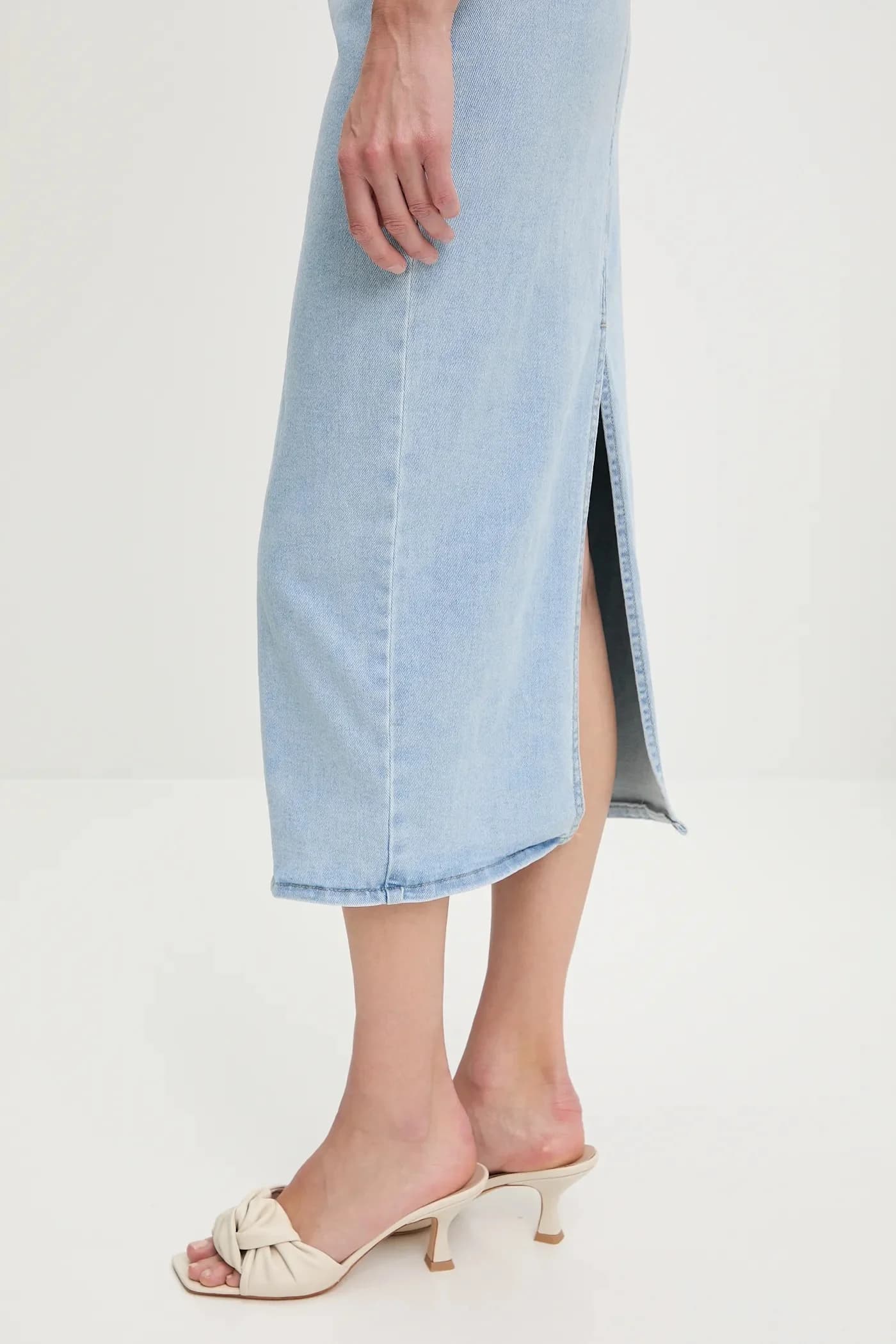 Джинсовое платье - фото 5