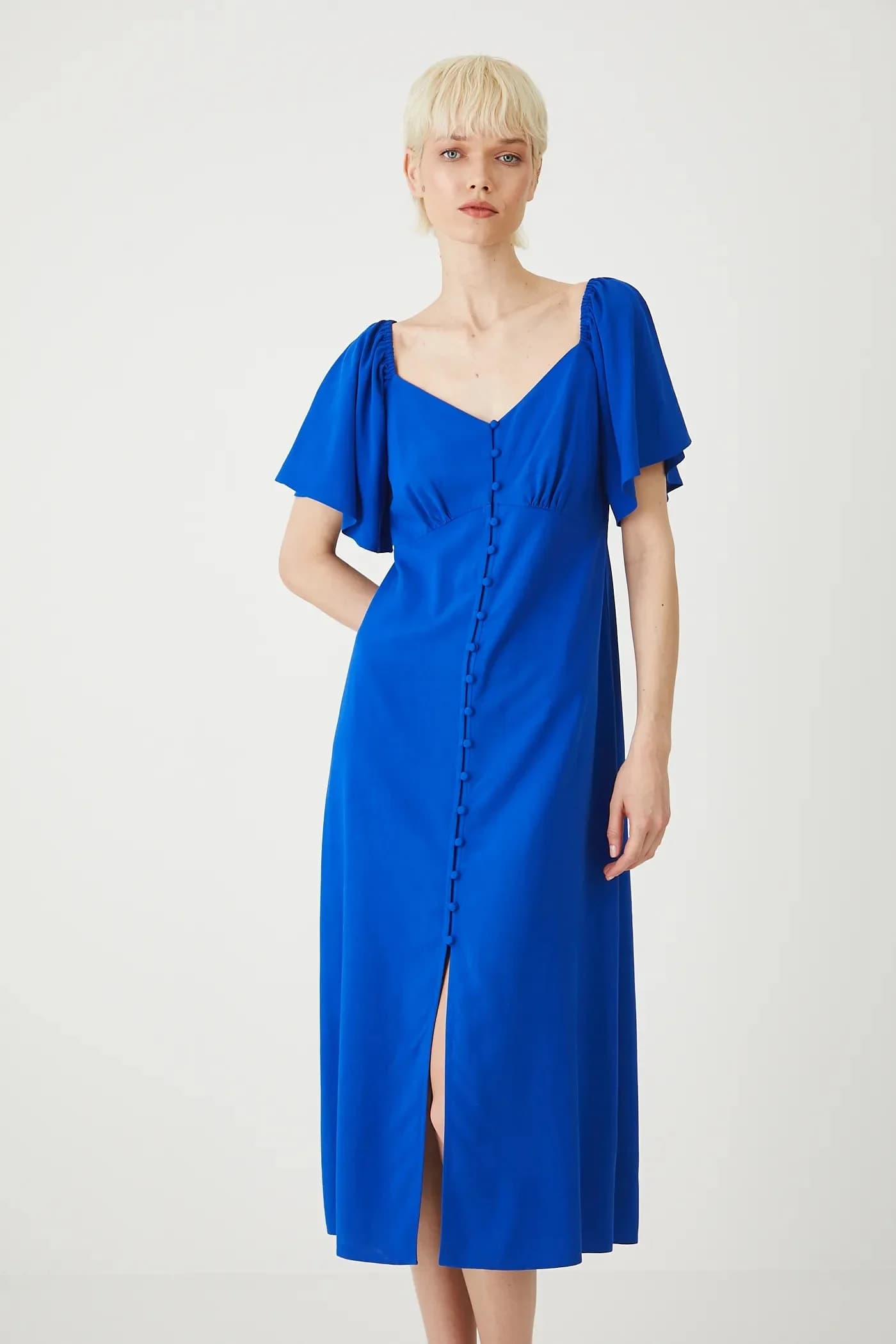 Платье из смесового льна - фото 2