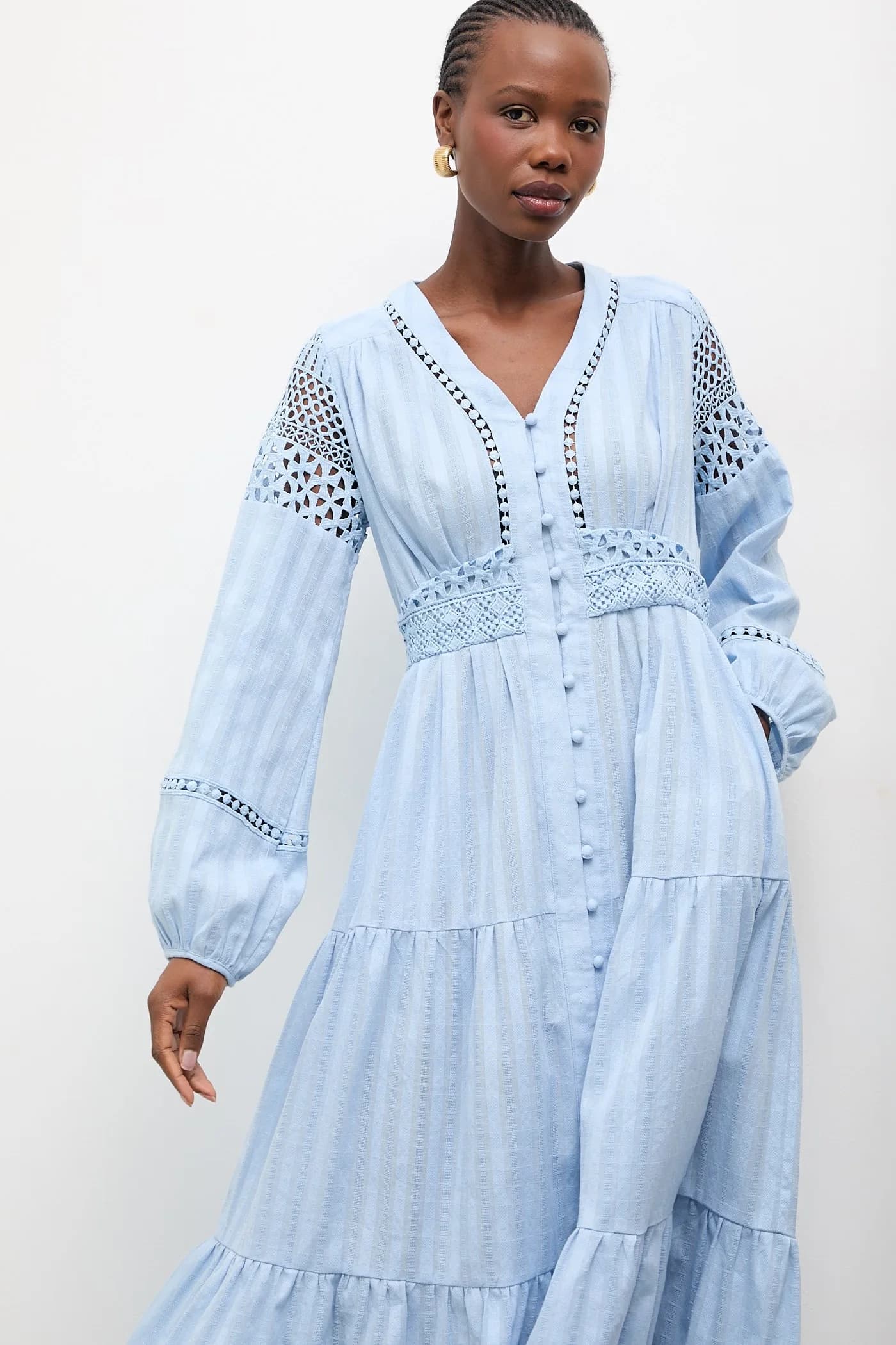 Хлопковое платье - фото 4