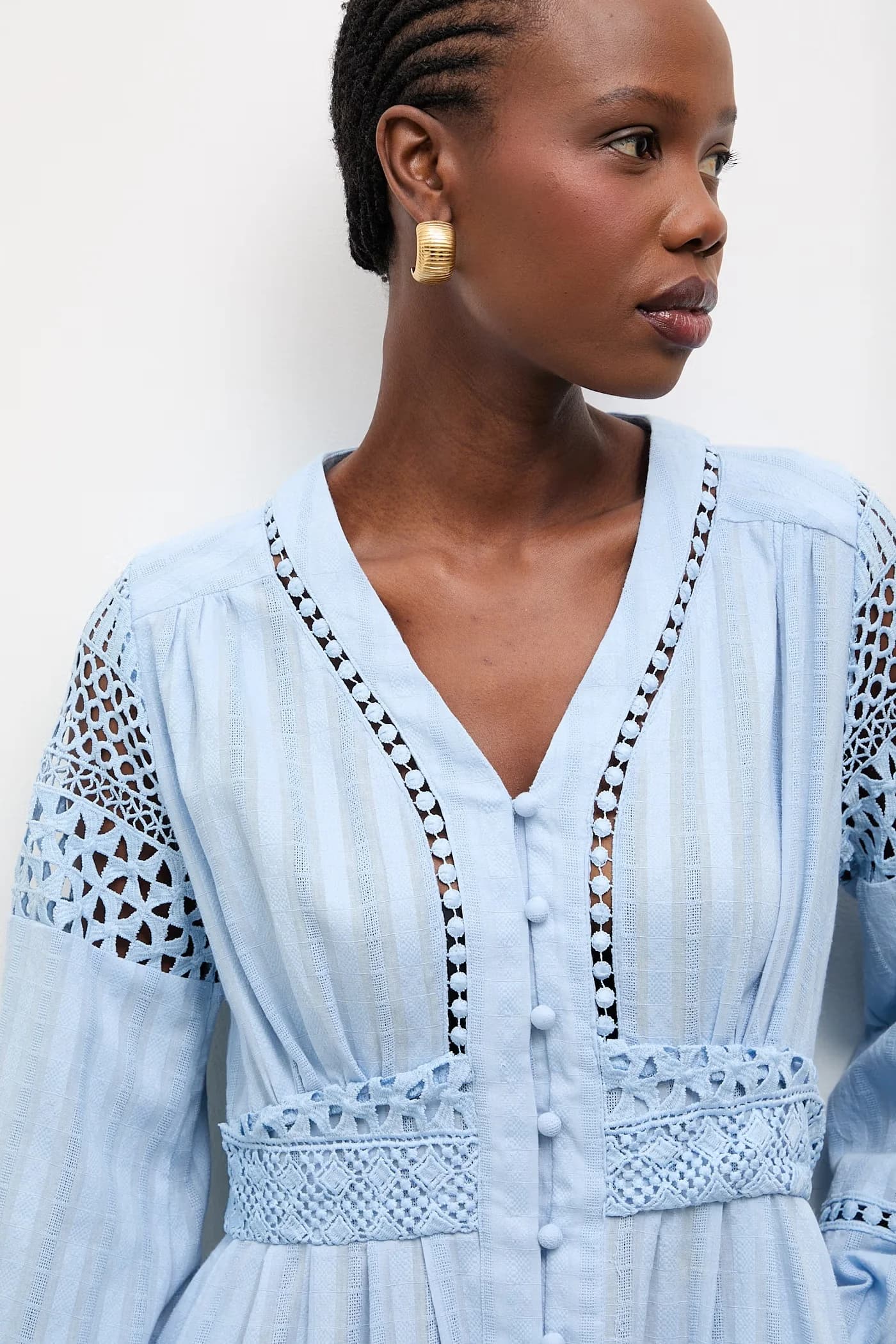 Хлопковое платье - фото 5