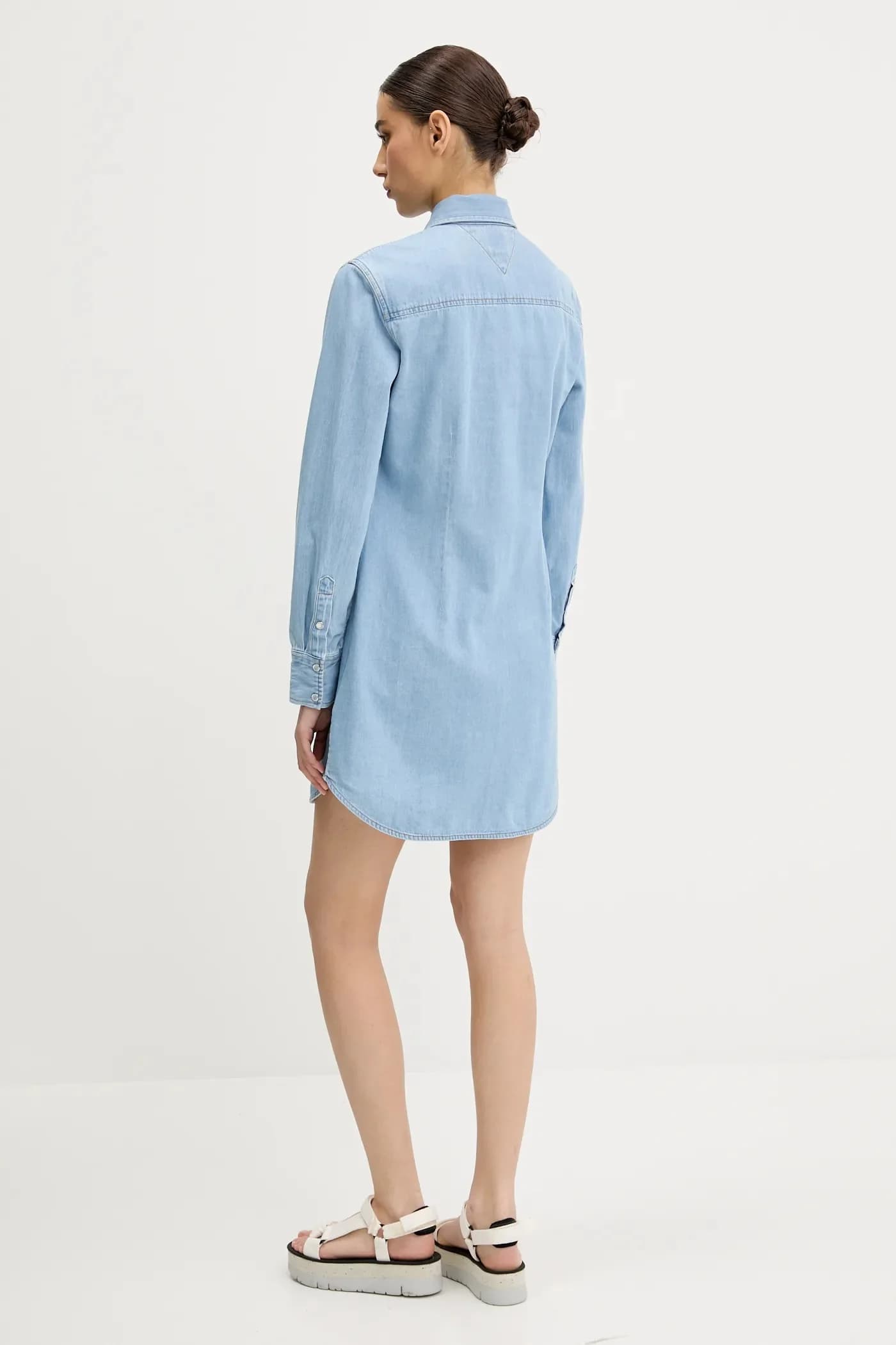 Джинсовое платье - фото 3