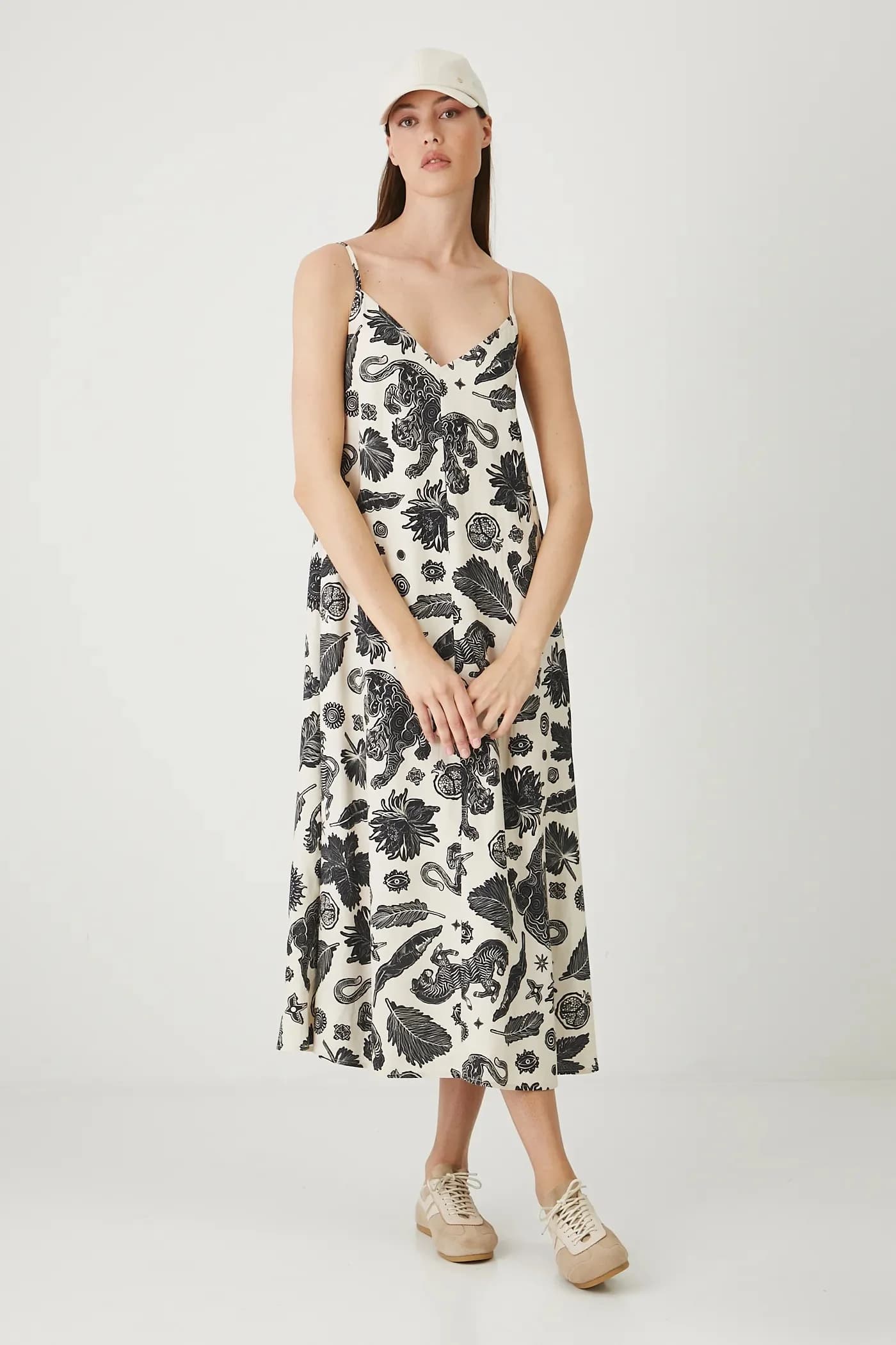 Платье из смесового льна - фото 2