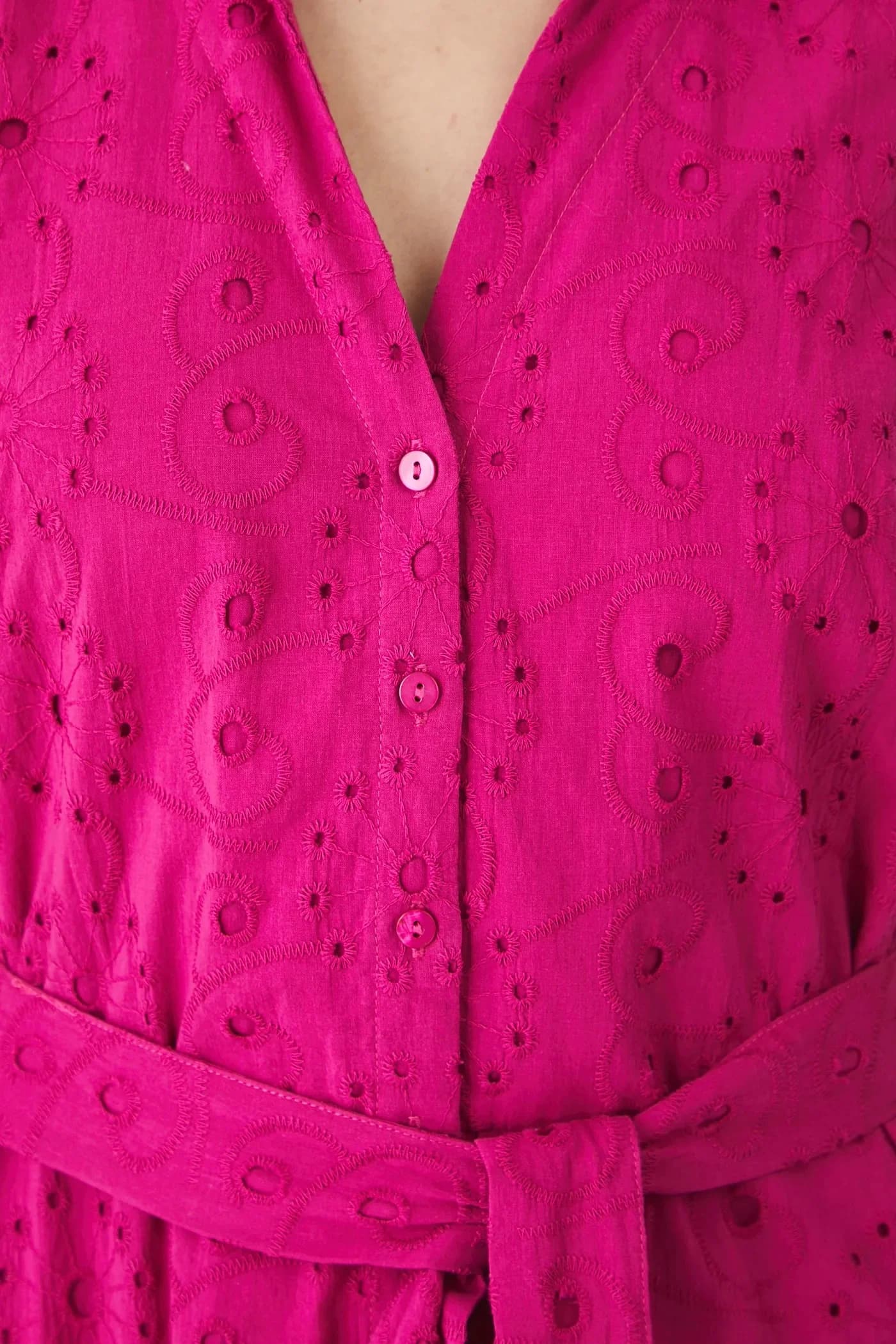 Хлопковое платье - фото 5