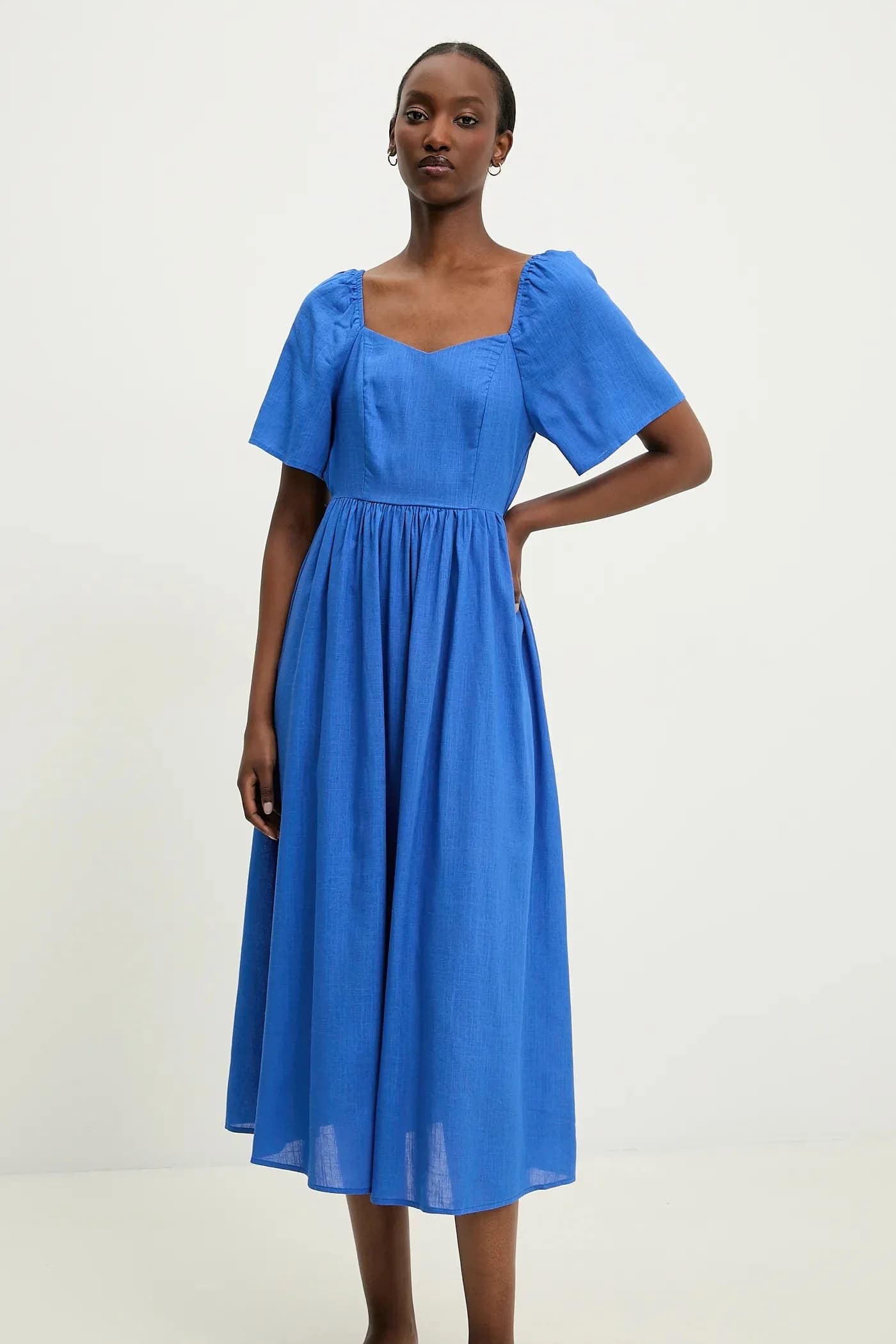 Льняное платье - фото 3