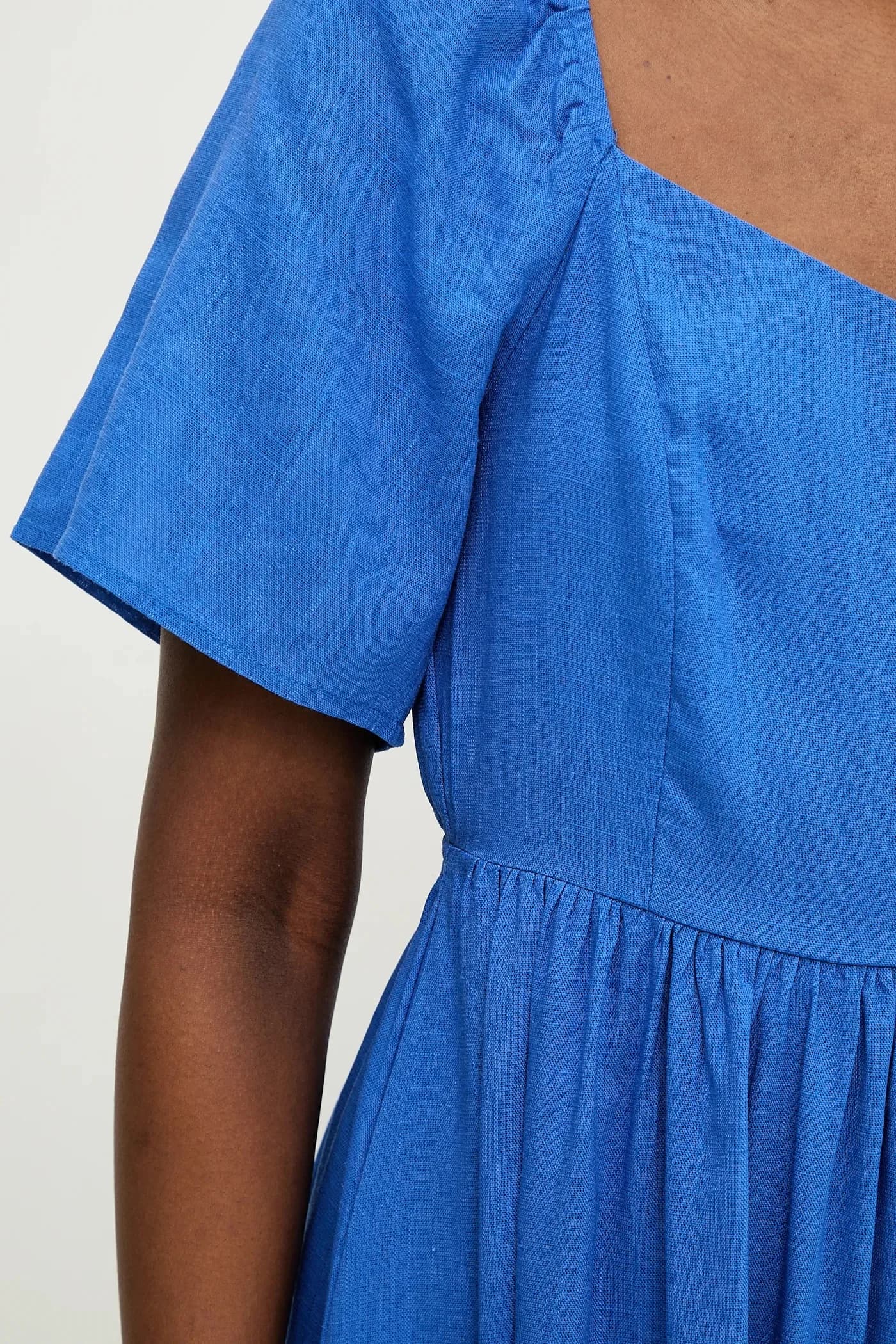 Льняное платье - фото 5