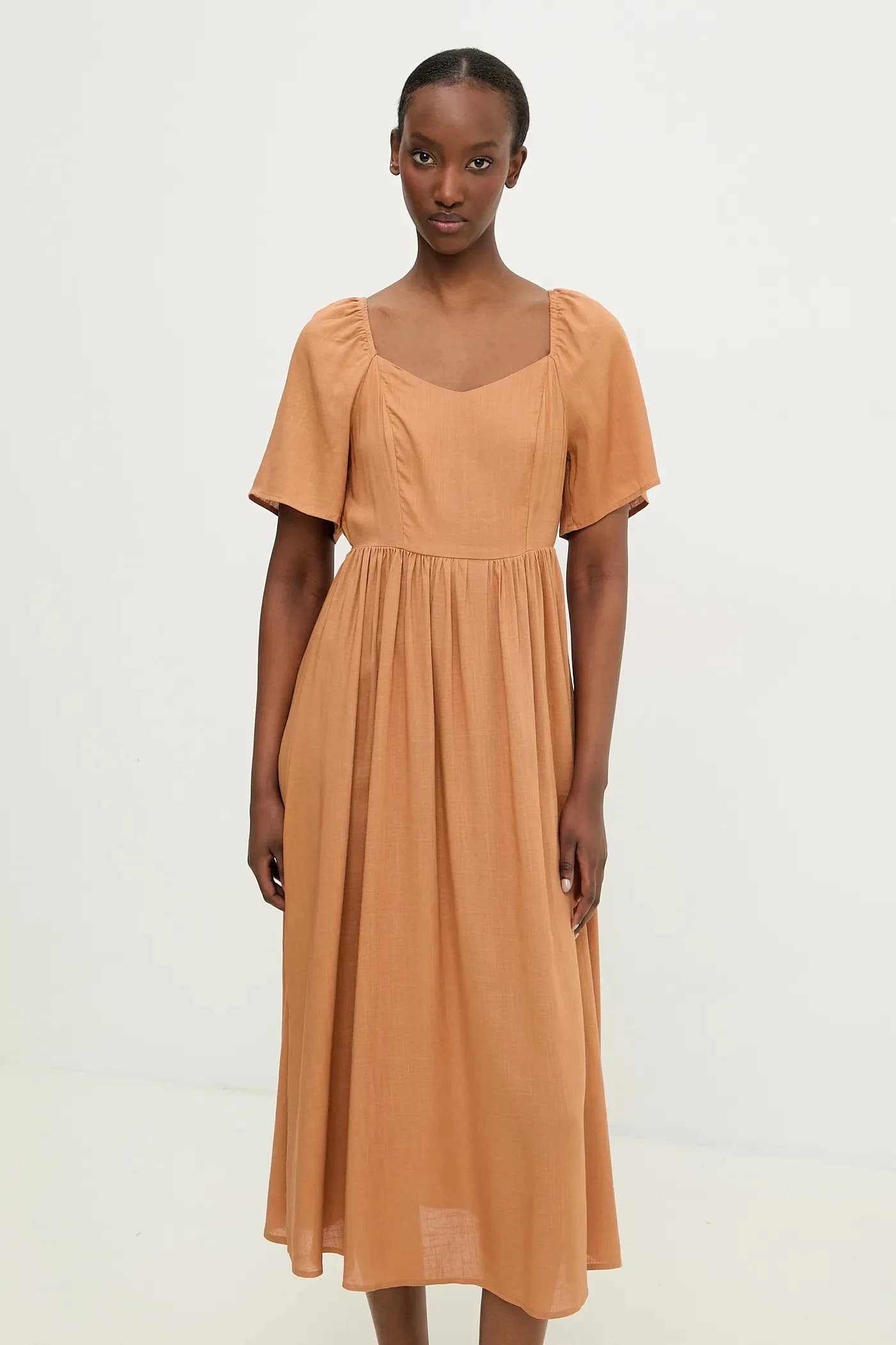 Льняное платье - фото 3