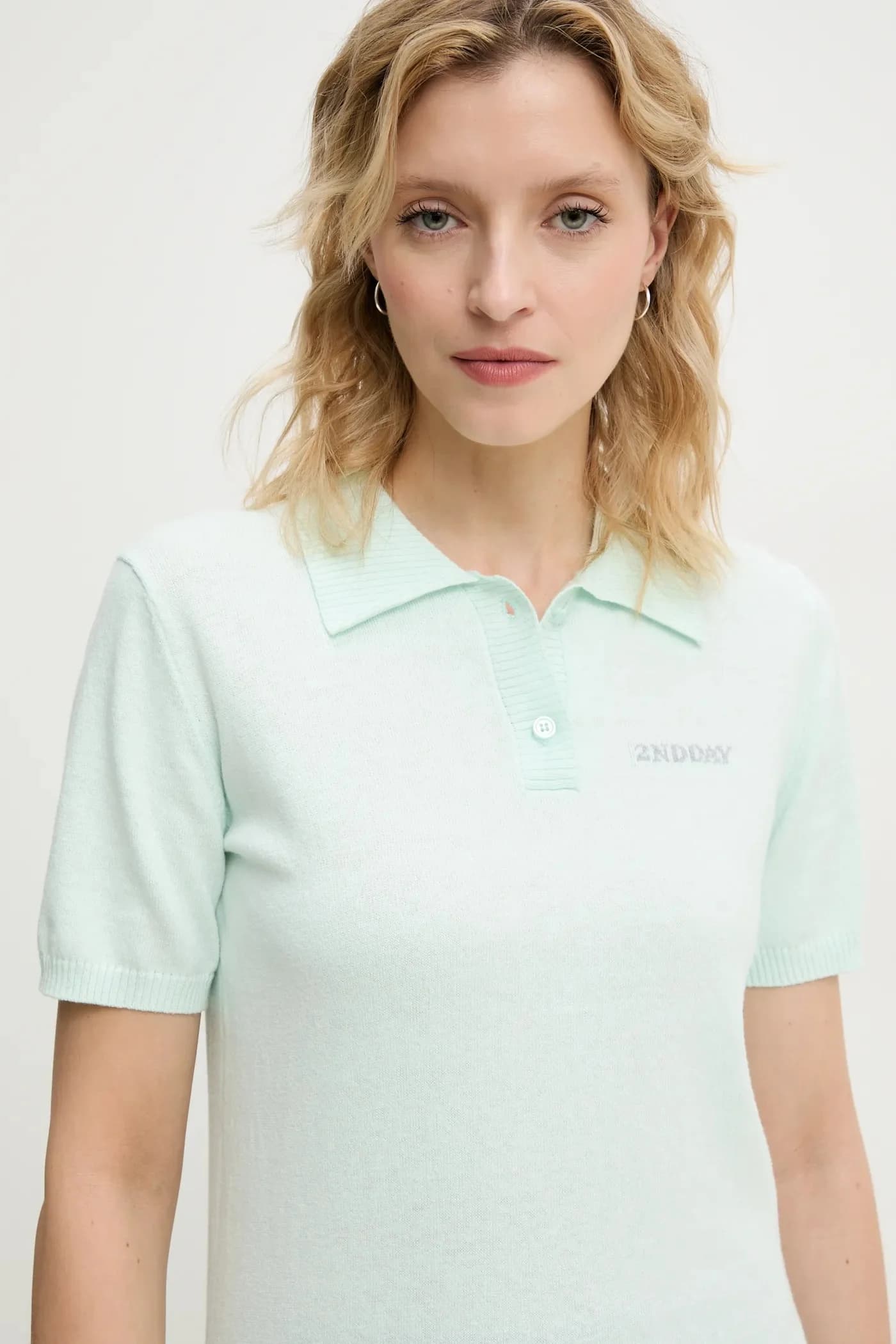 Поло из смесовой шерсти Джин - фото 4