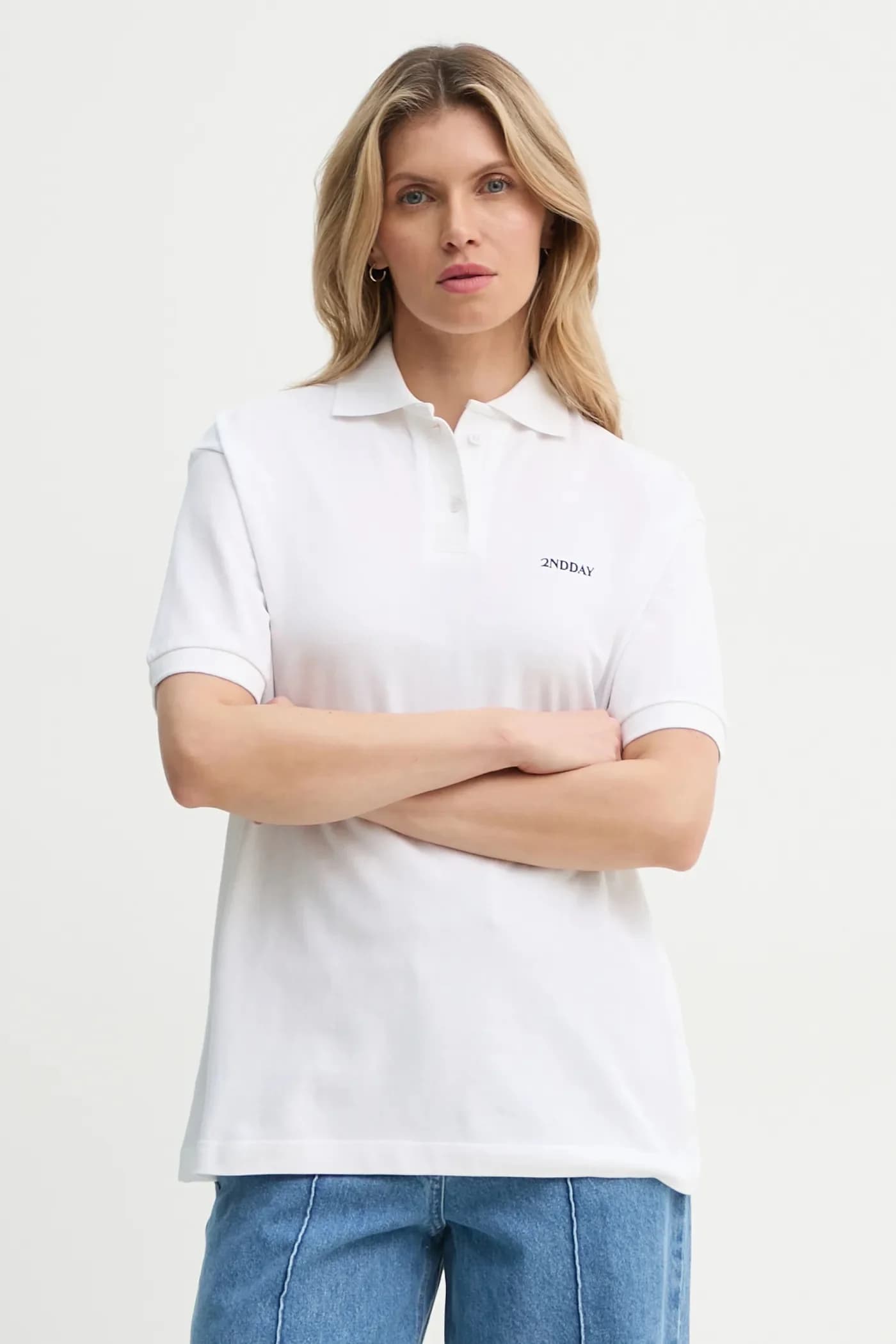 хлопковая рубашка-поло Aralena - фото 4