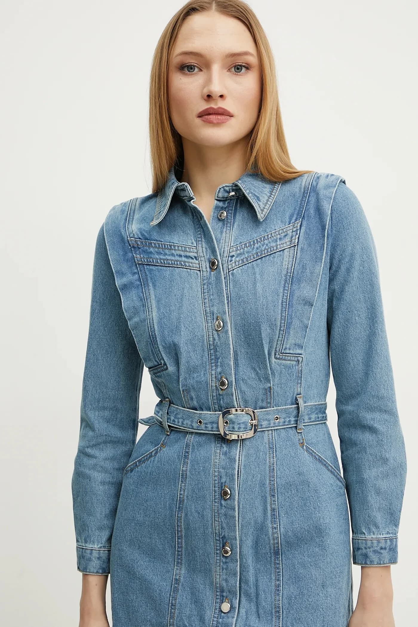 RICOLI джинсовое платье - фото 4