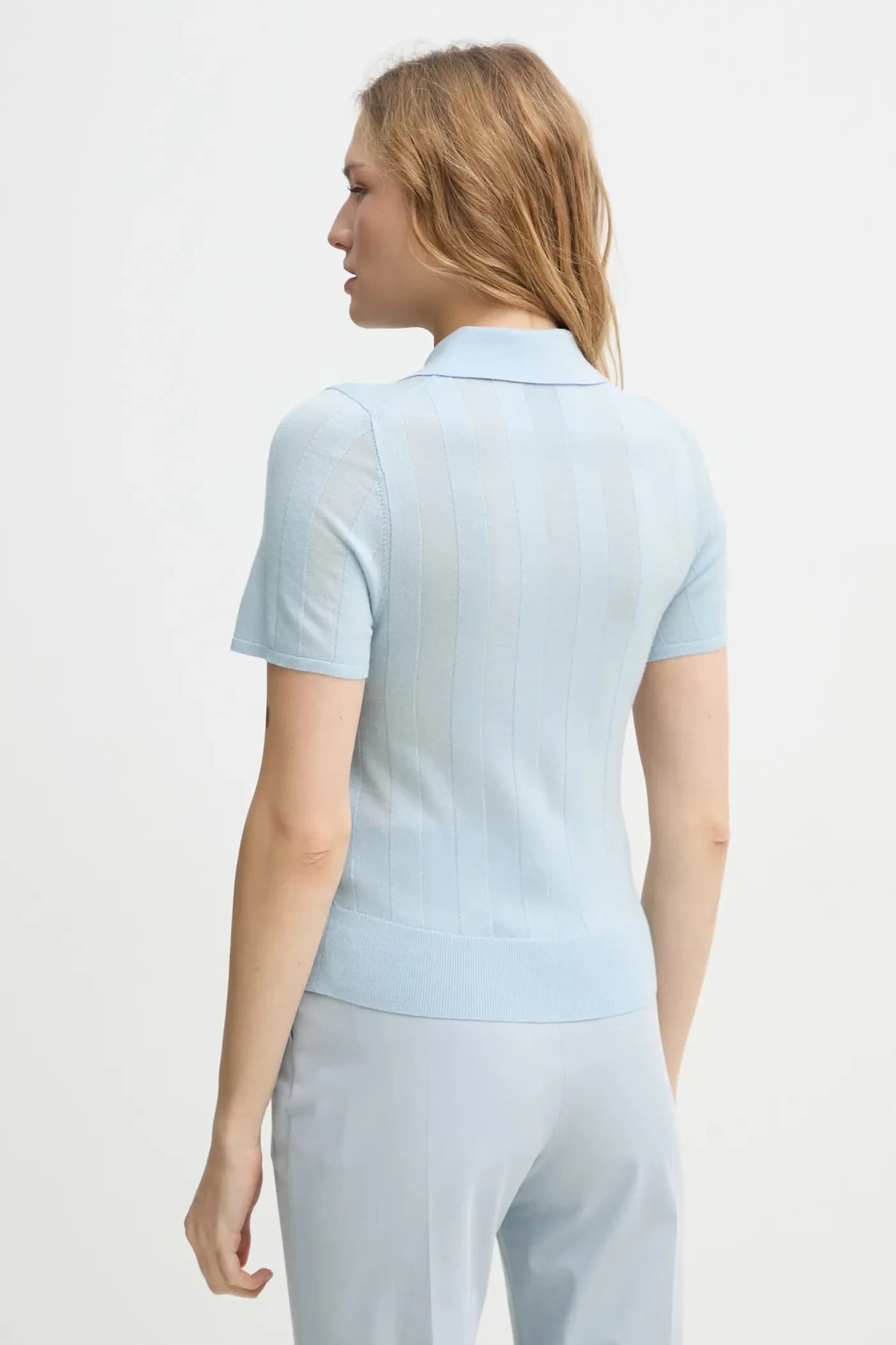 футболка-поло TOSCA из шерсти - фото 3