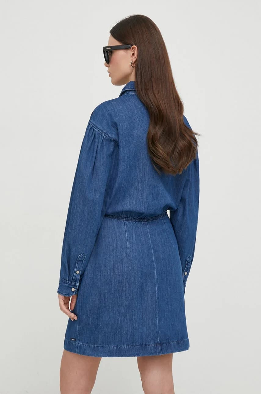JULIE джинсовое платье - фото 3