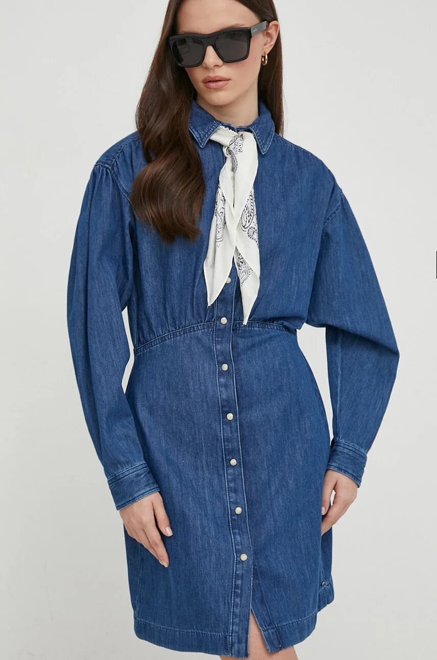 JULIE джинсовое платье - фото 4