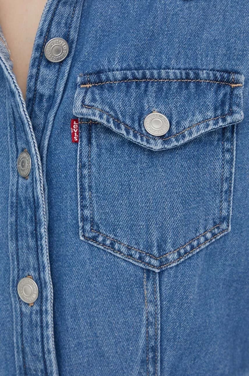 Джинсовое платье - фото 5