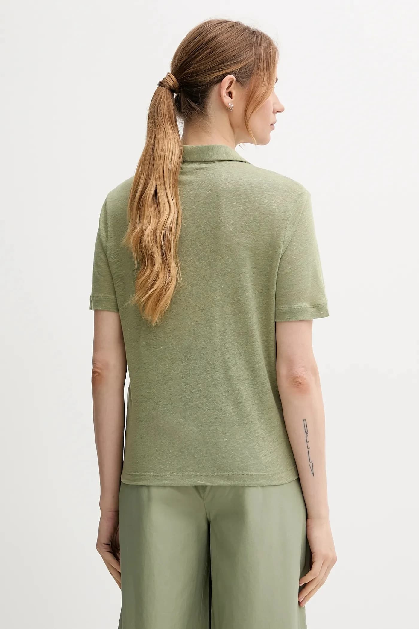 Льняное поло - фото 3