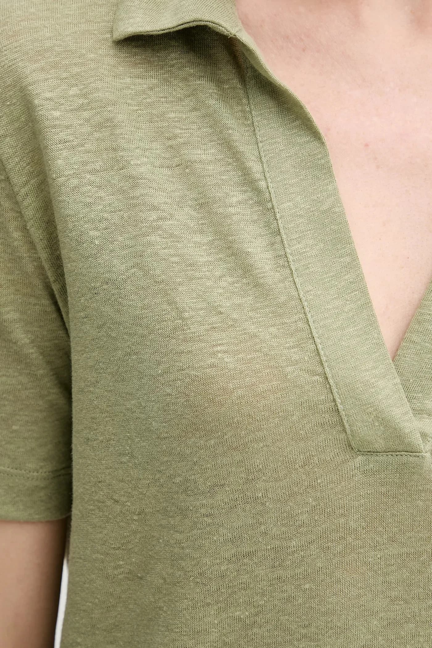 Льняное поло - фото 5