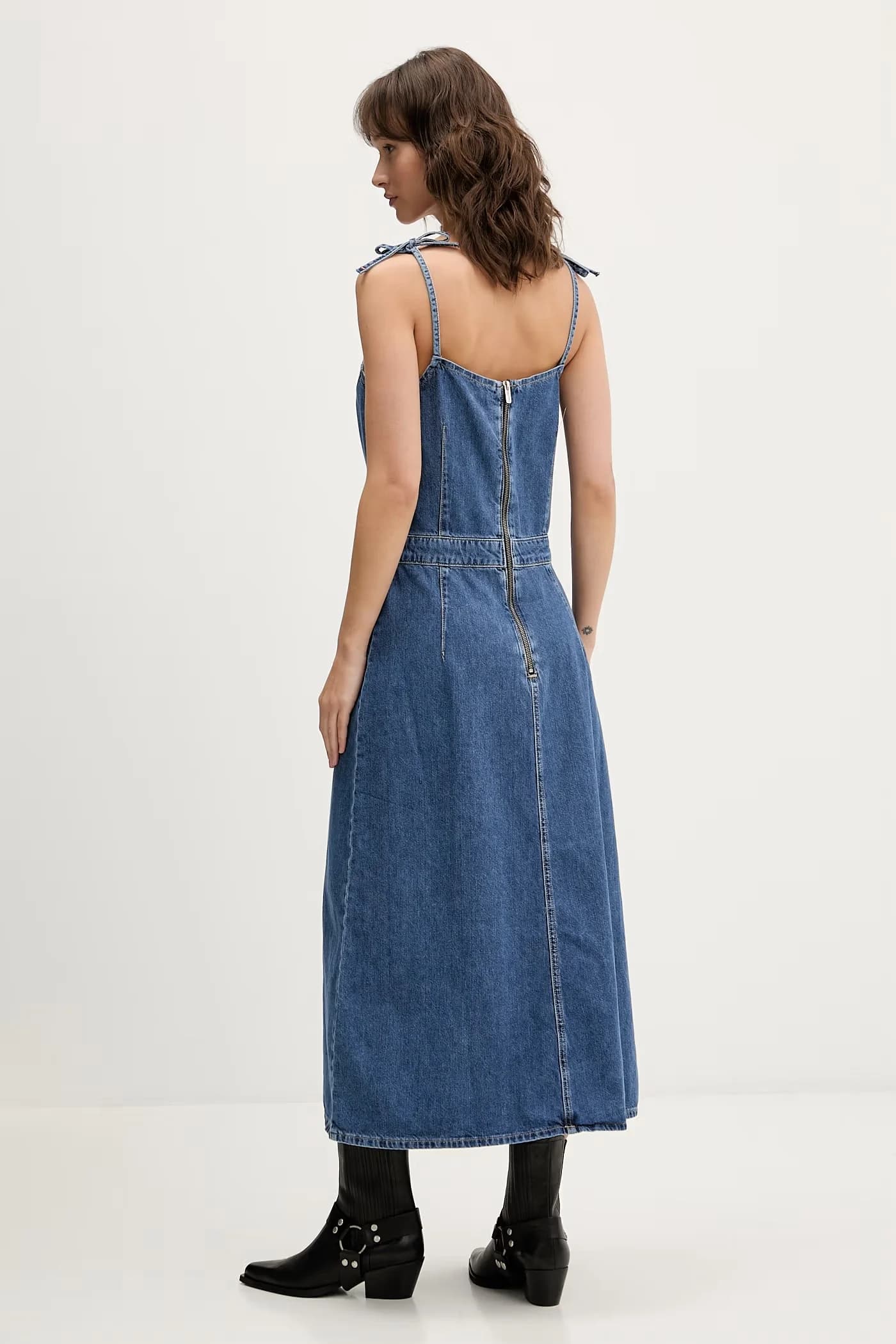 Джинсовое платье - фото 3