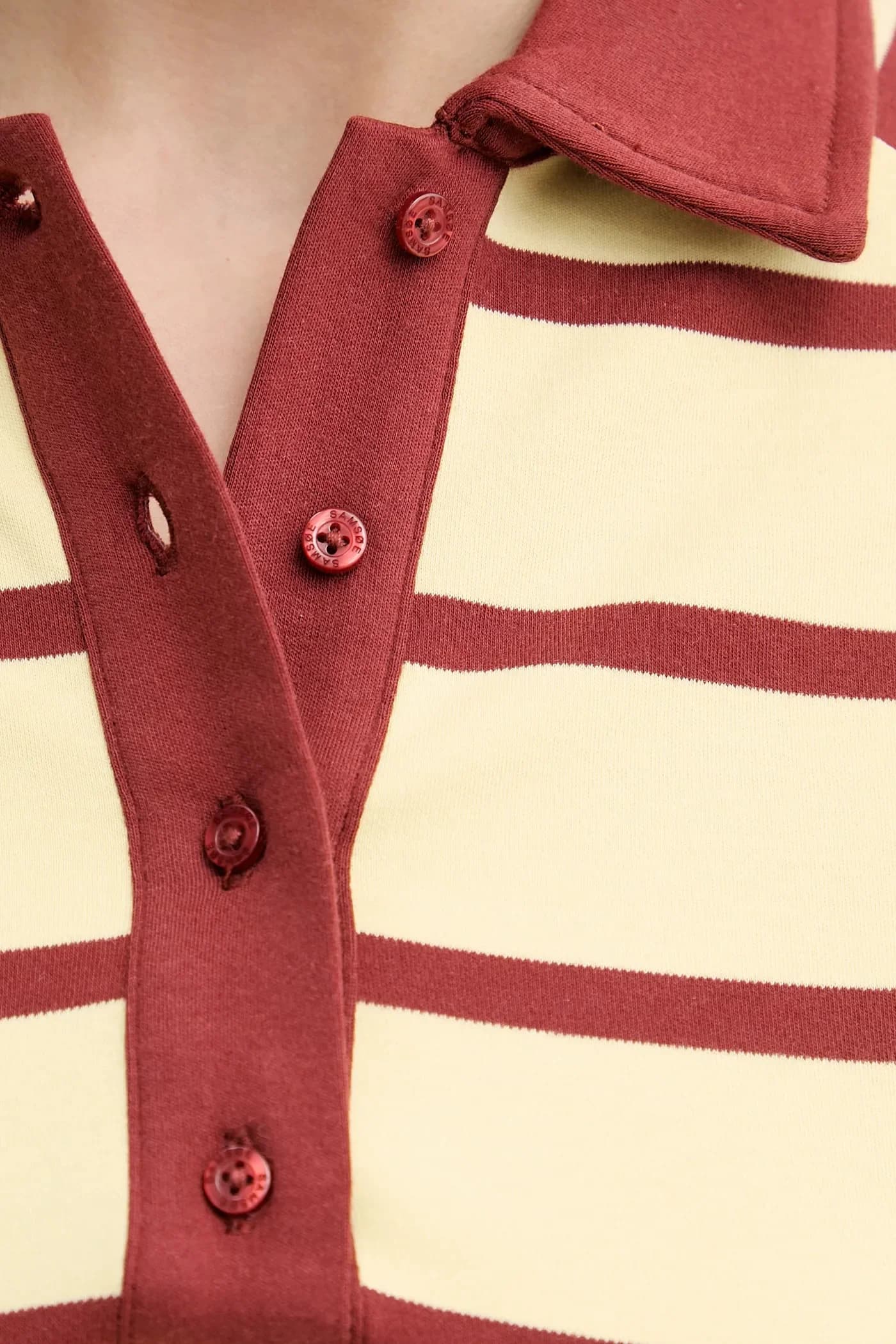 хлопковое поло SAAMY - фото 5