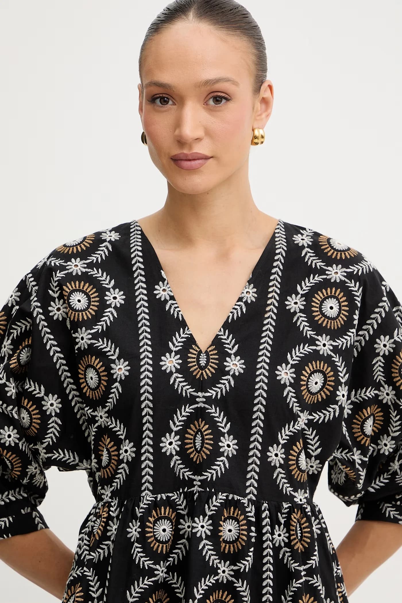 Хлопковое платье - фото 4