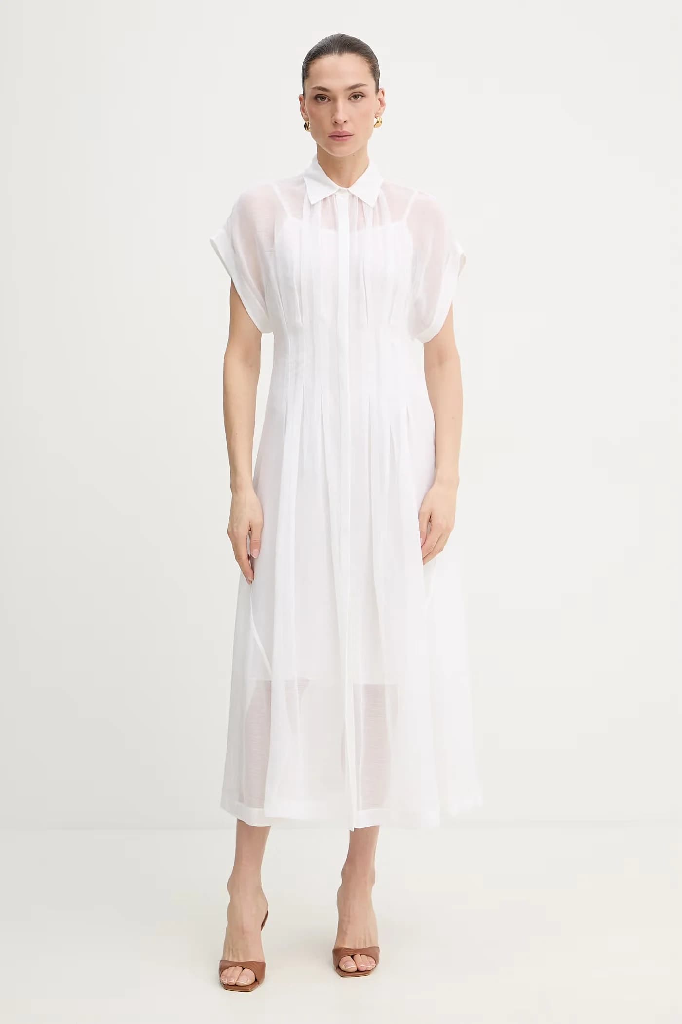 льняное платье Davinata - фото 2