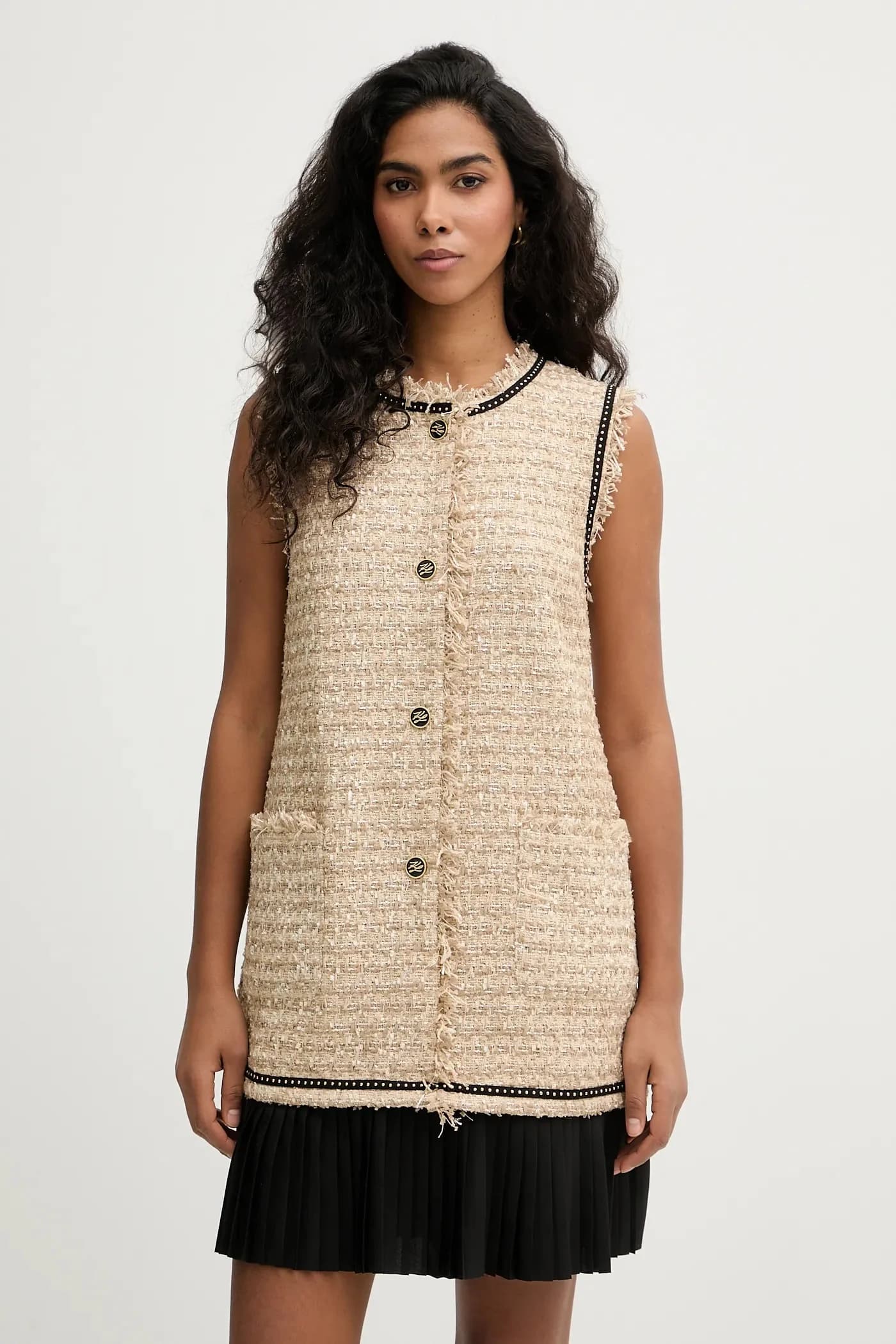 Платье из смесовой шерсти