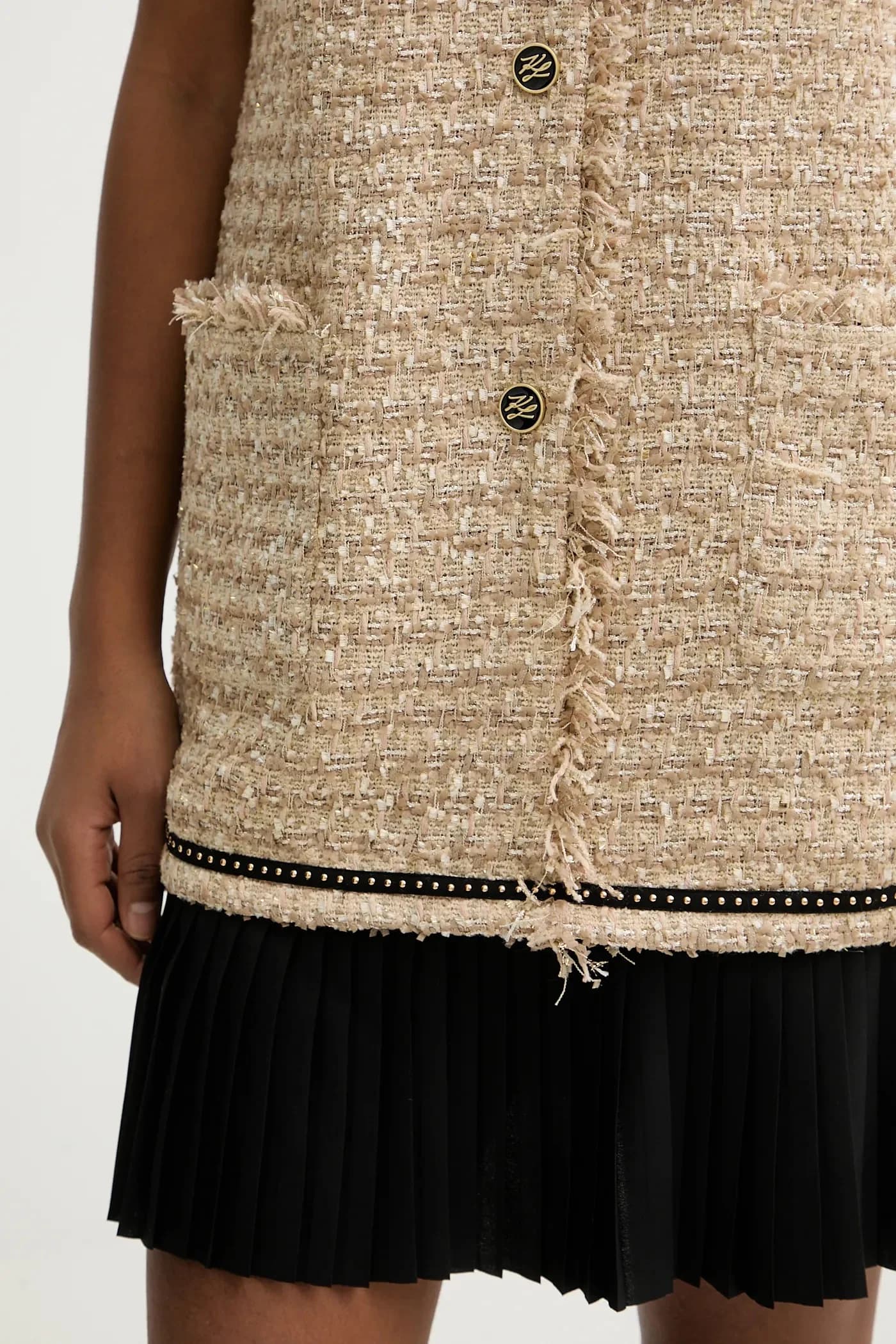 Платье из смесовой шерсти - фото 5