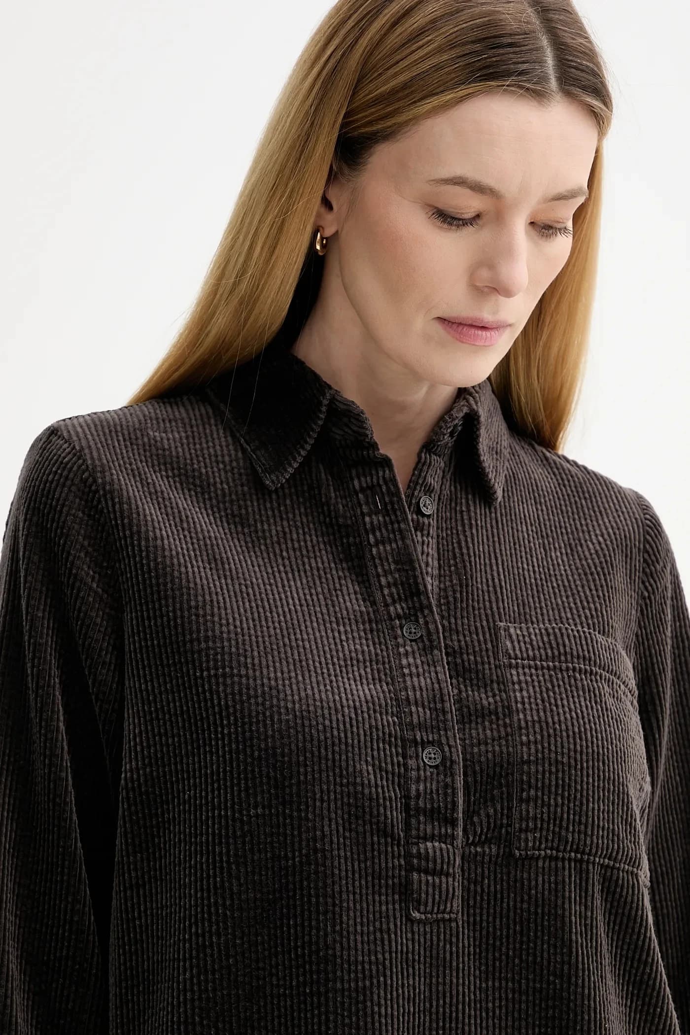 Вельветовое платье - фото 4