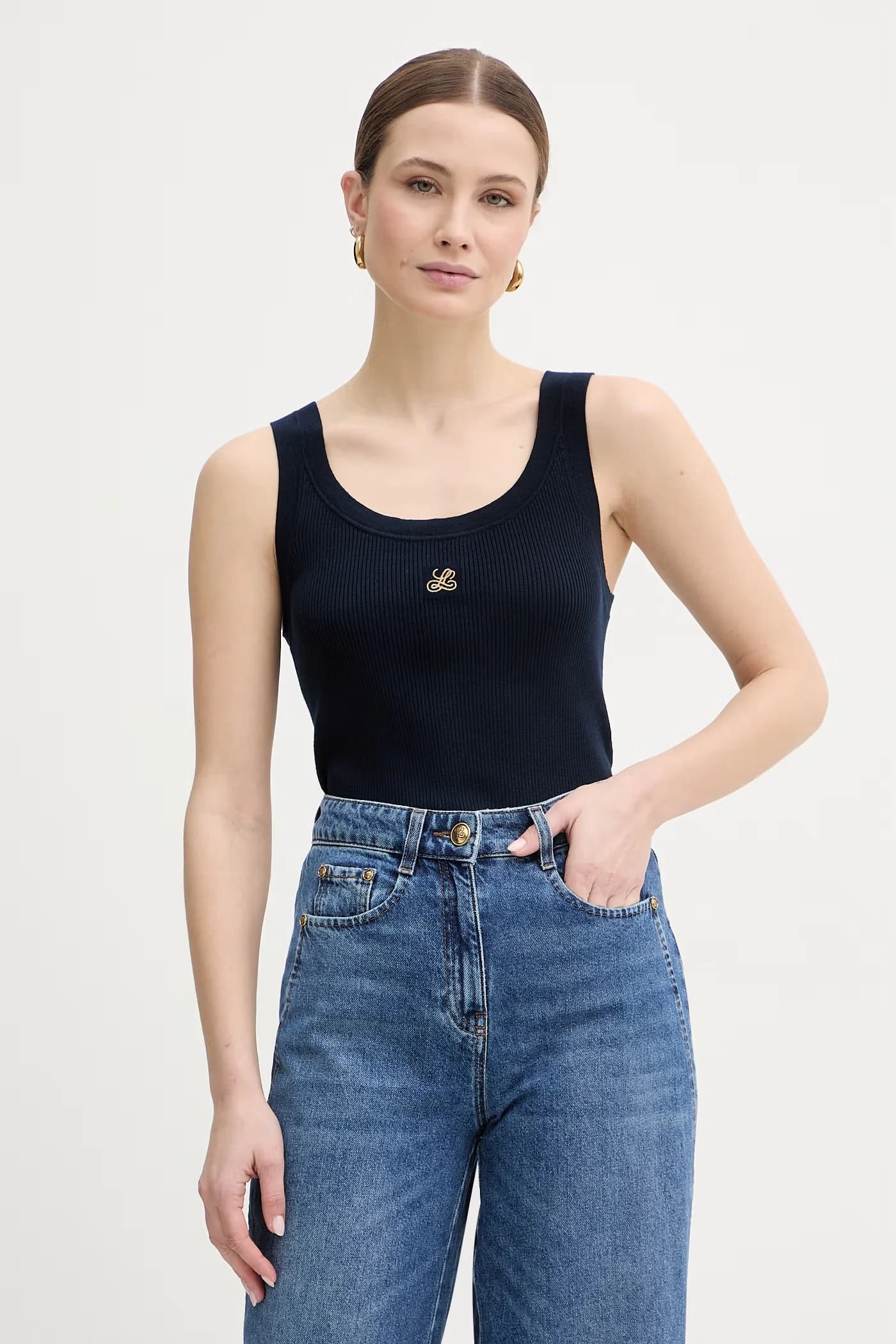 Хлопковый топ Cucirino