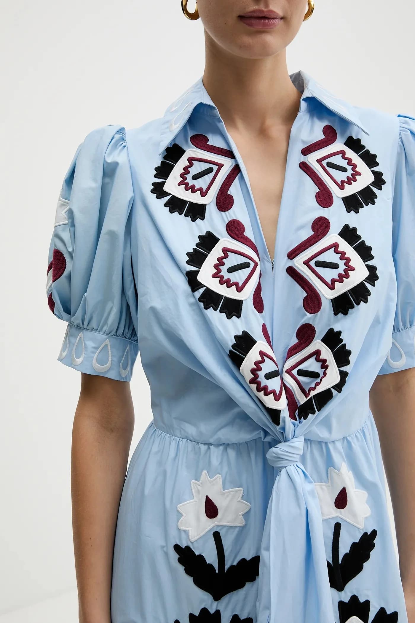 Хлопковое платье - фото 5