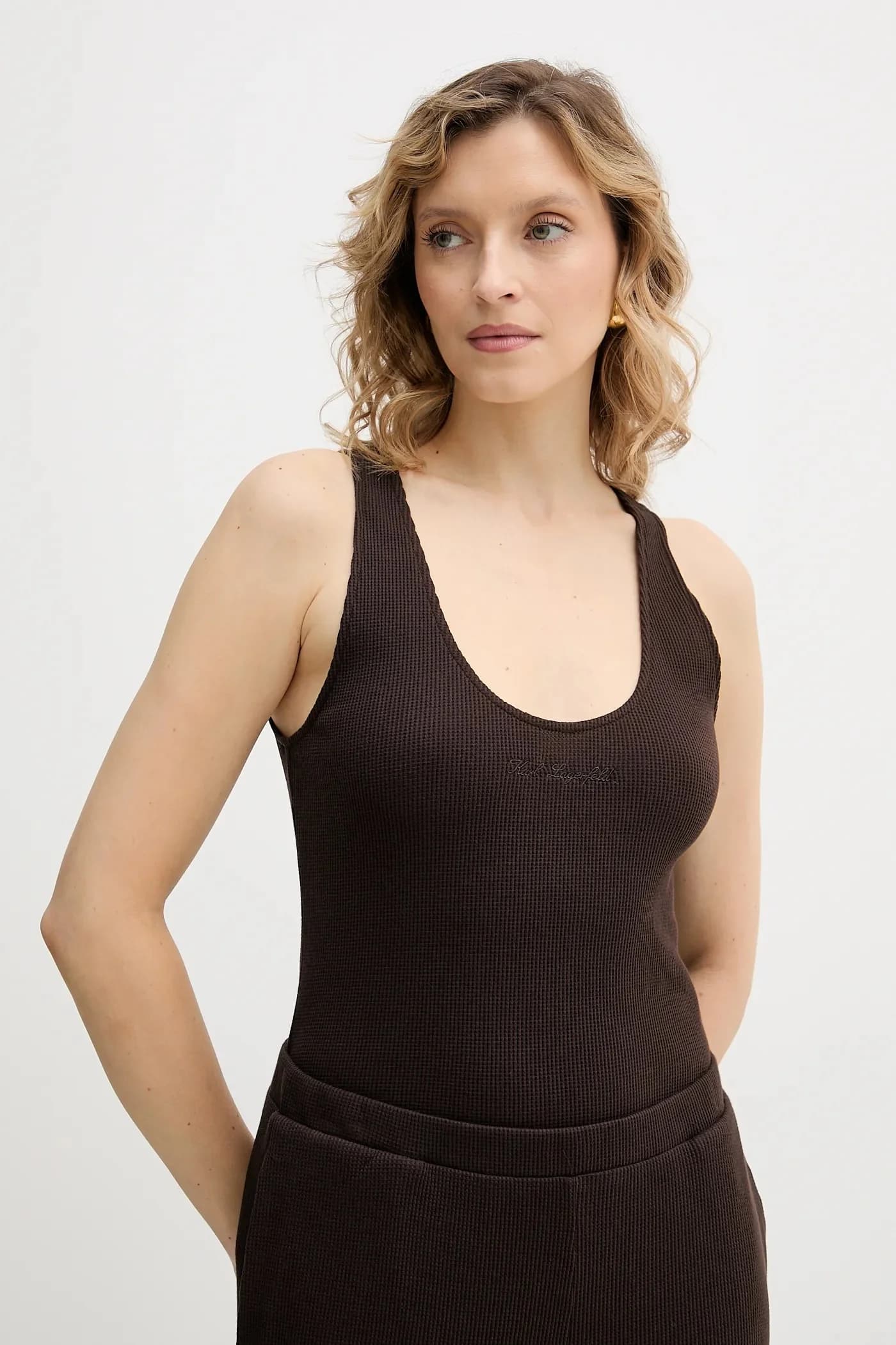 Хлопковый топ HOTEL KARL