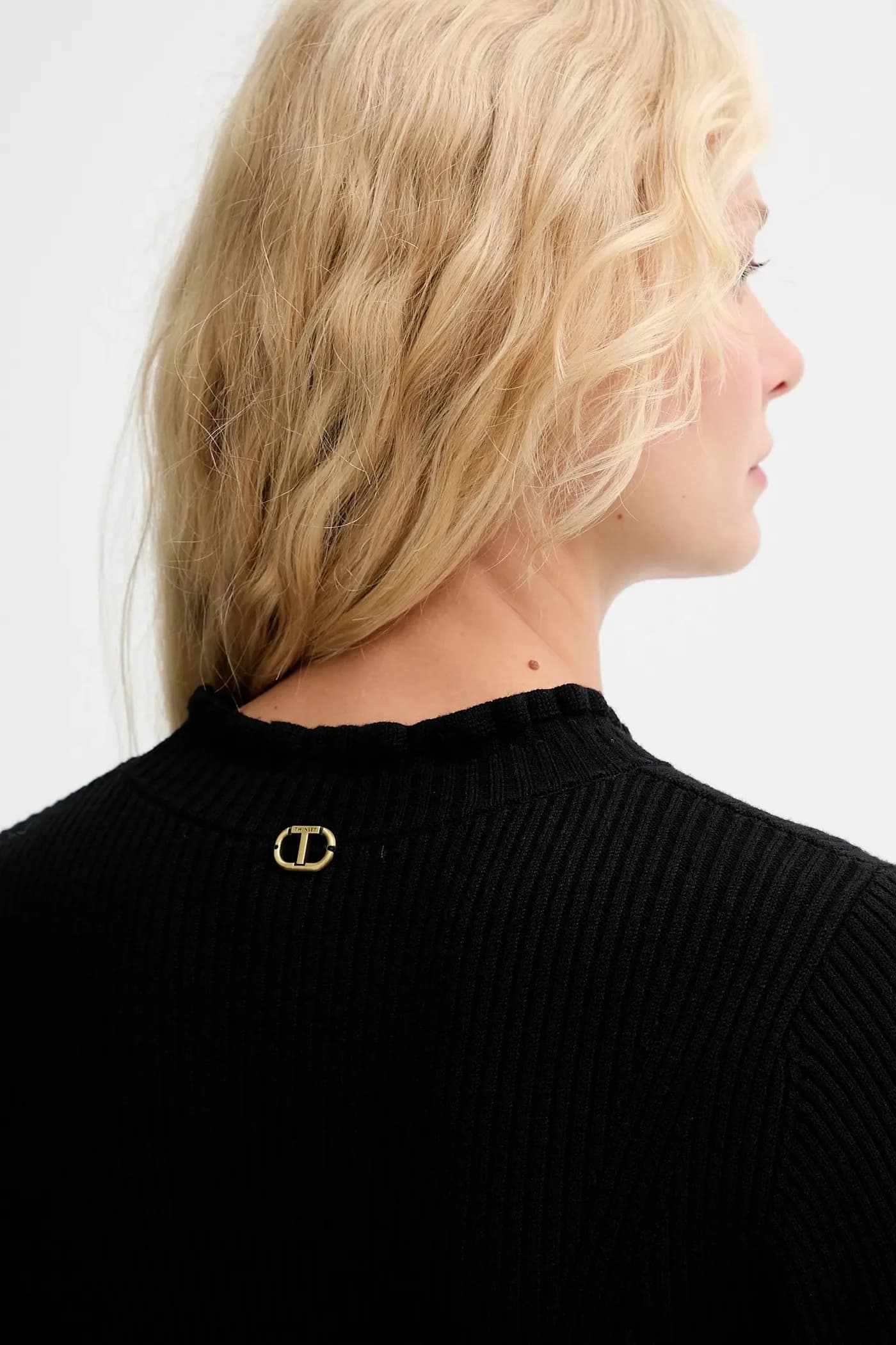 Платье из смесовой шерсти - фото 4