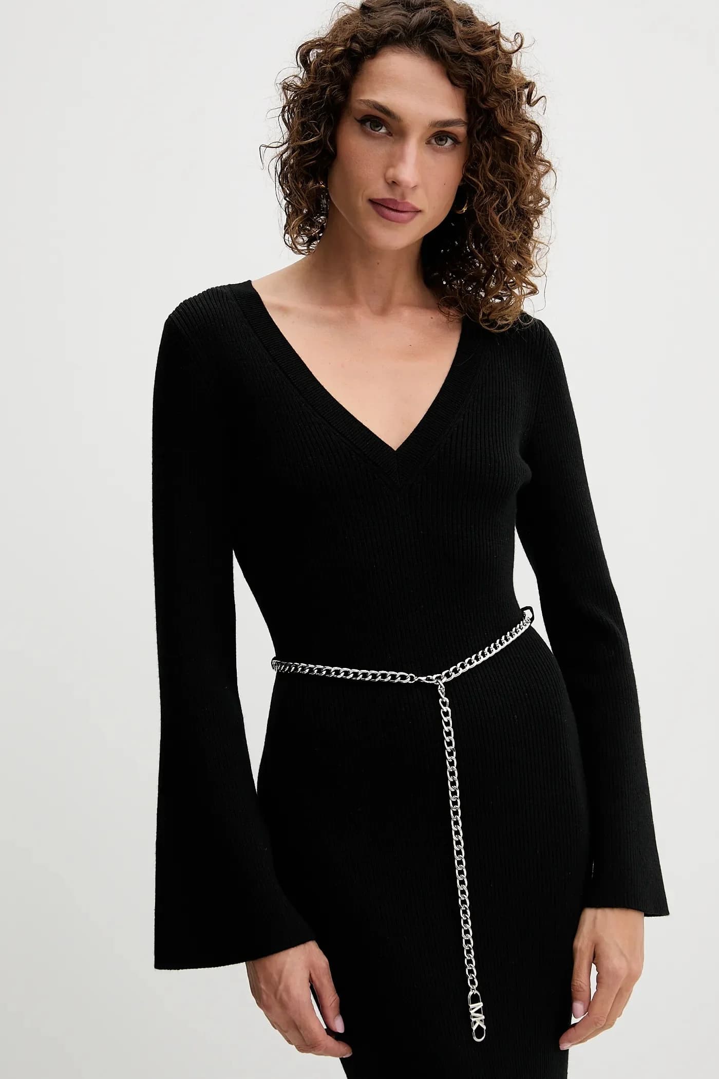 Платье из смесовой шерсти - фото 4