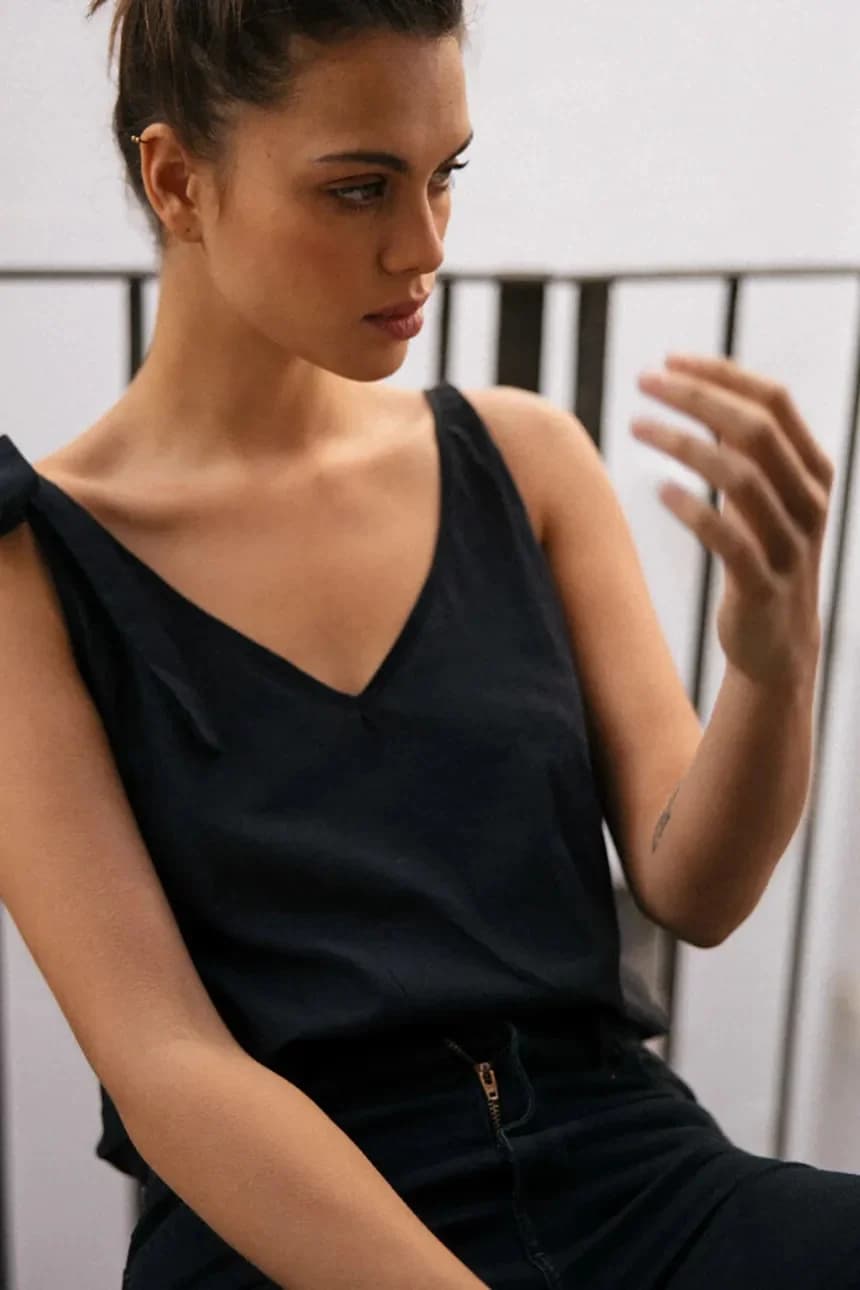 Хлопковый топ - фото 2