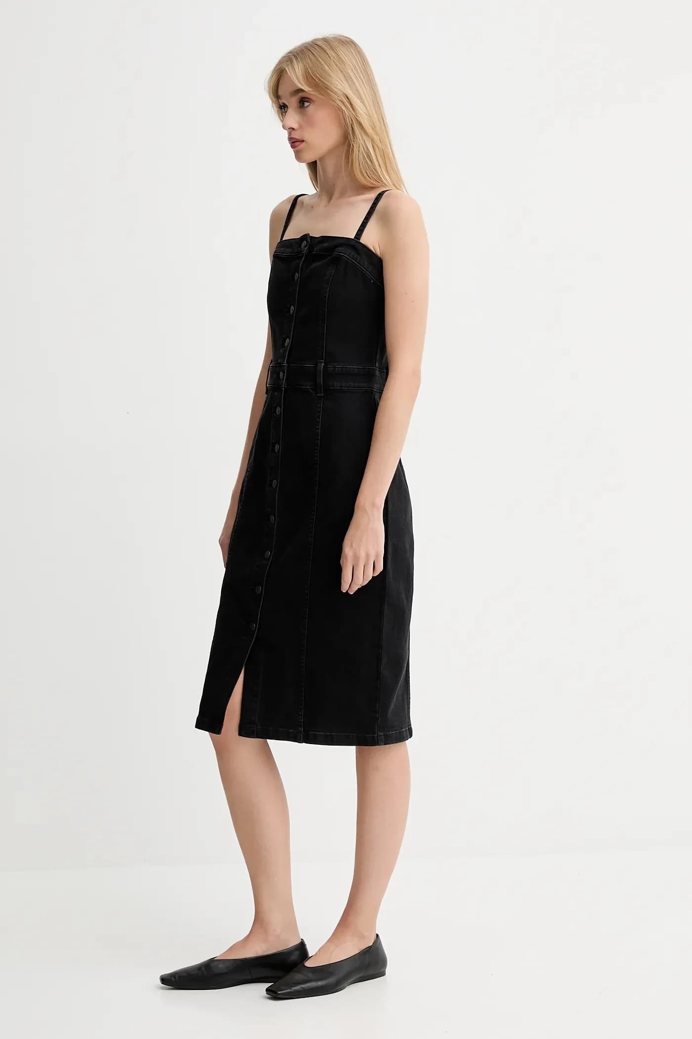 Джинсовое платье - фото 2