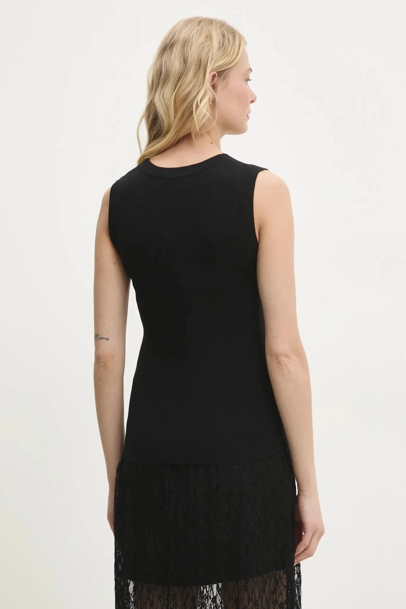 Топ из смесовой шерсти - фото 3