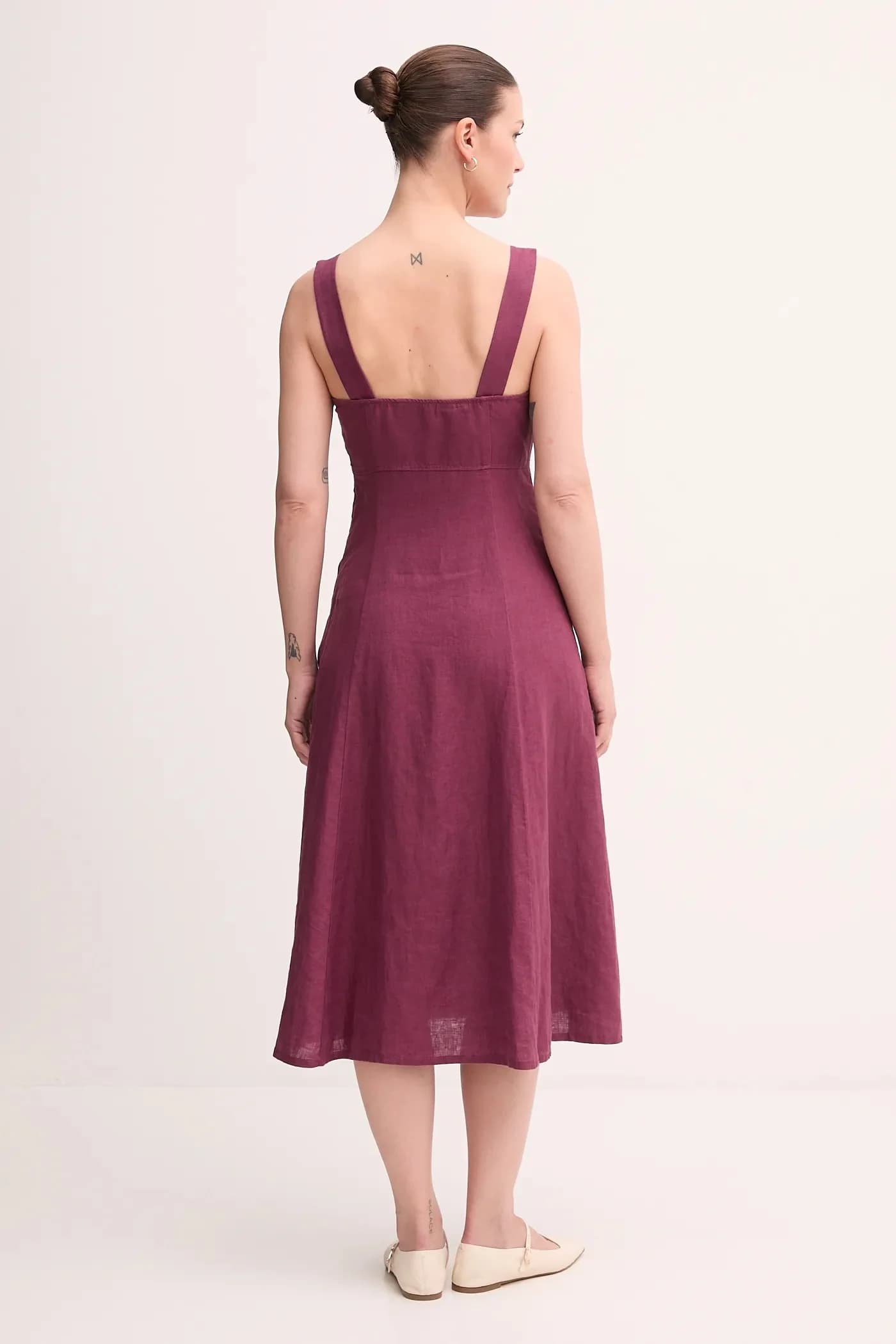 Льняное платье - фото 3