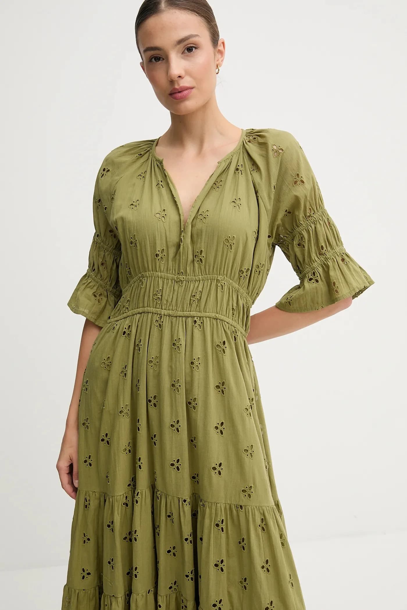 Хлопковое платье - фото 4